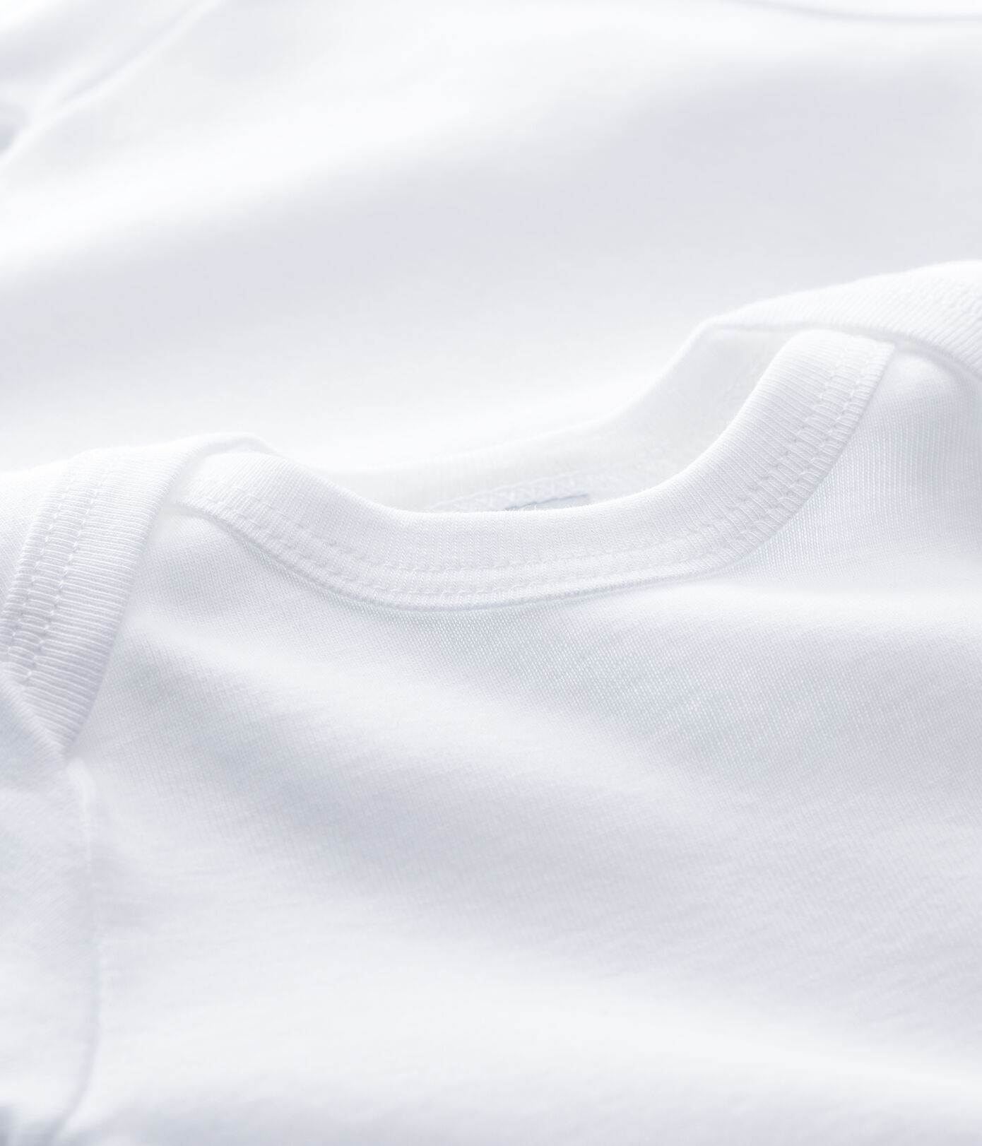 Babies' White Short-Sleeved Bodysuit – 2-Pack