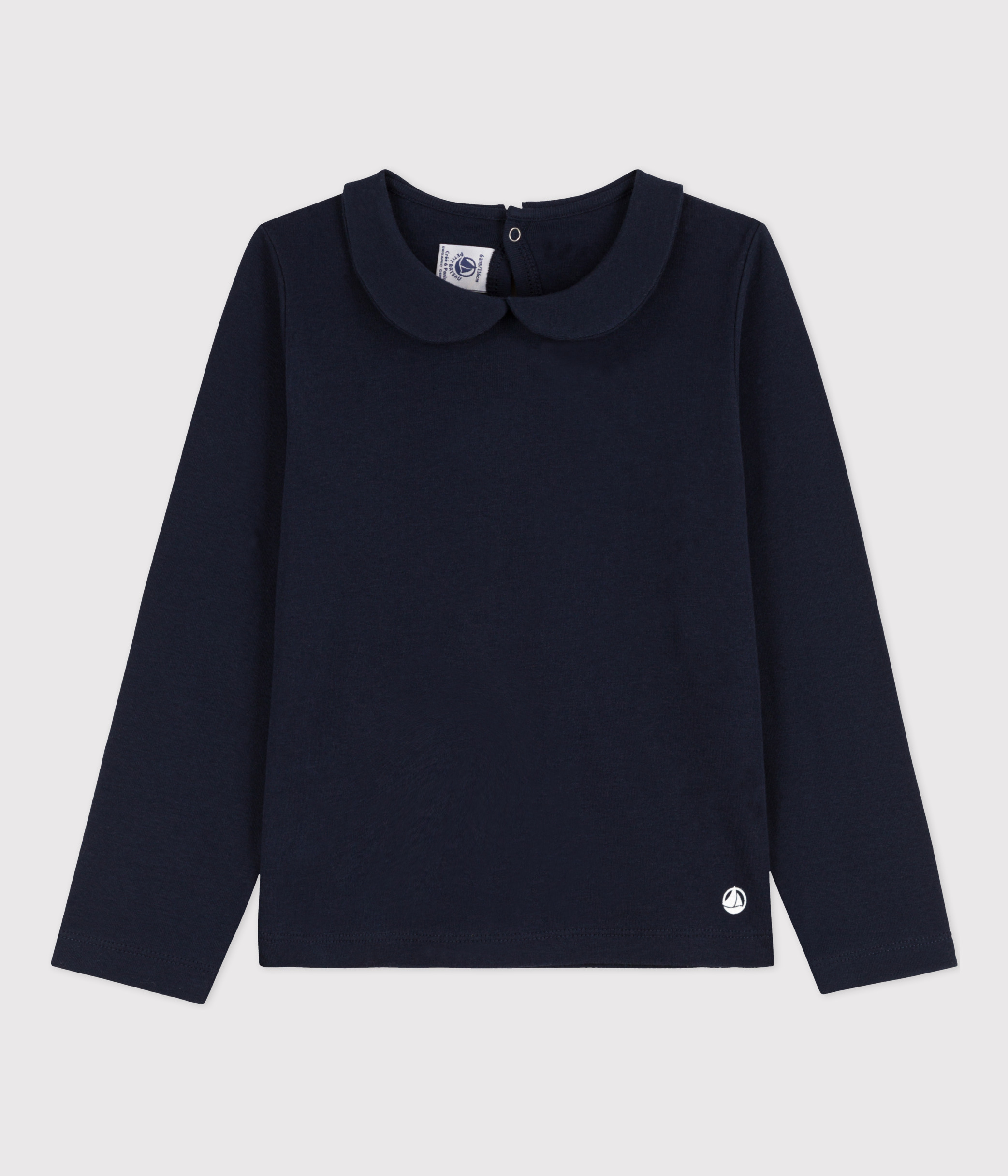Girls' Long-Sleeved Cotton T-Shirt