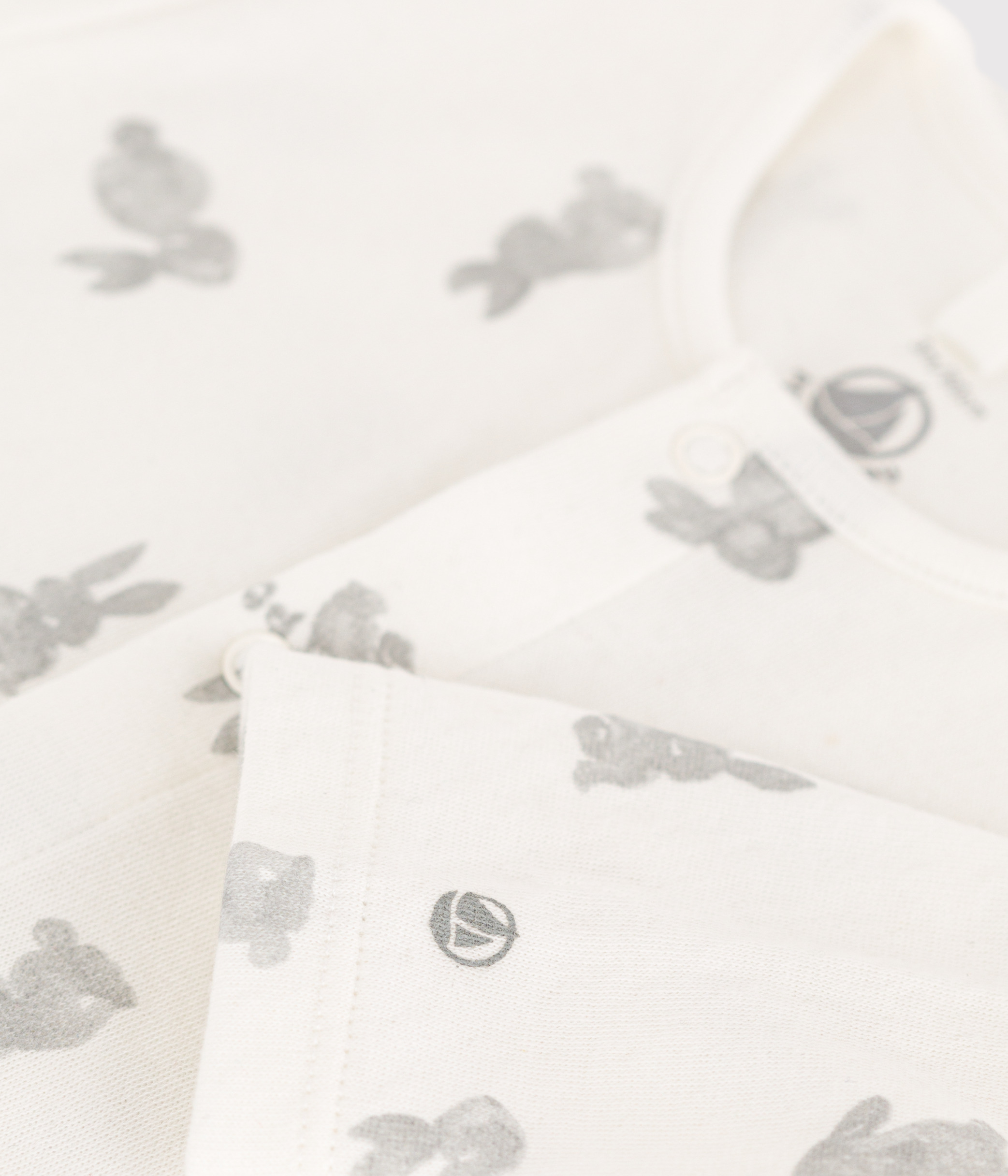 Babies' Rabbit Patterned Tube Knit Pyjamas