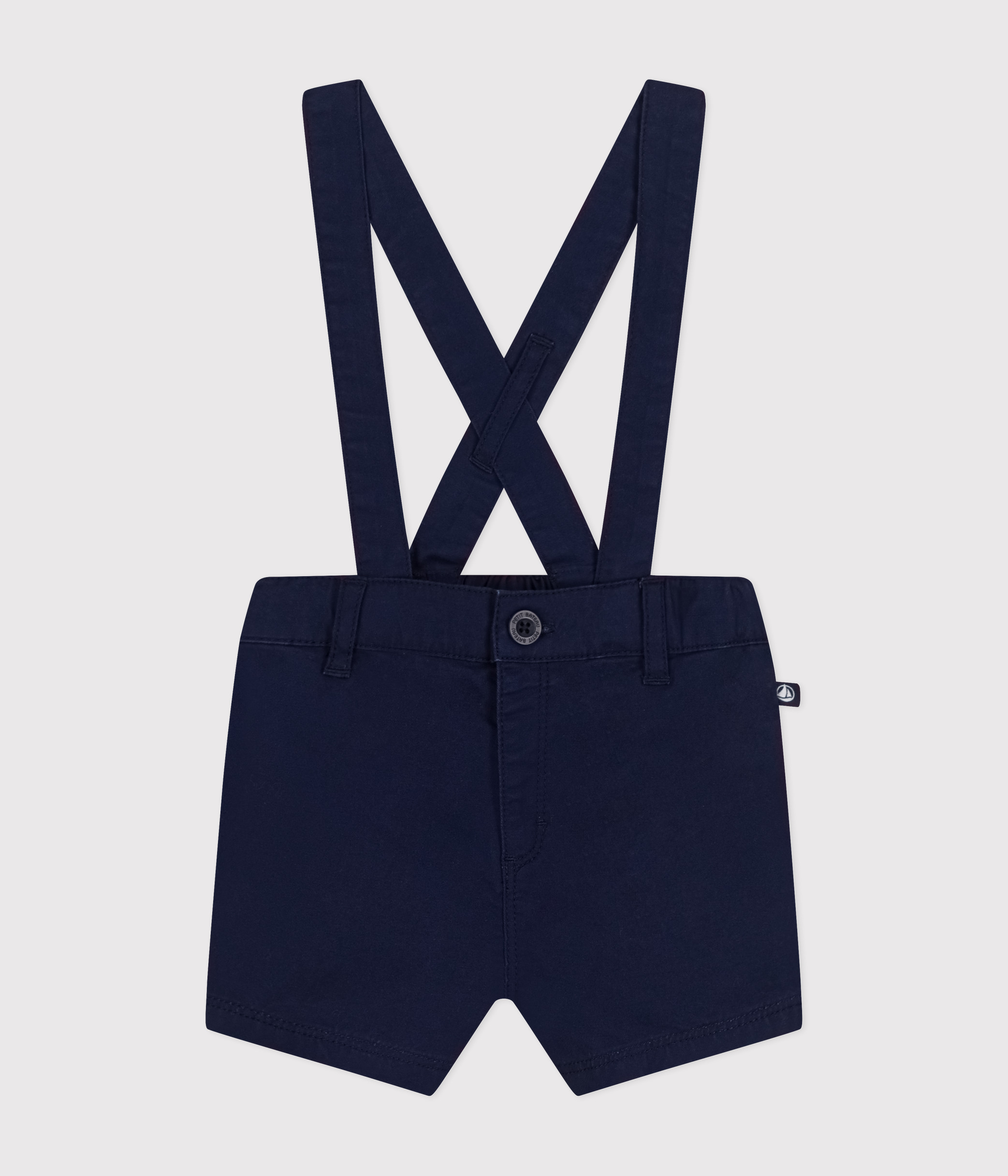 Babies' Serge Dungaree Shorts