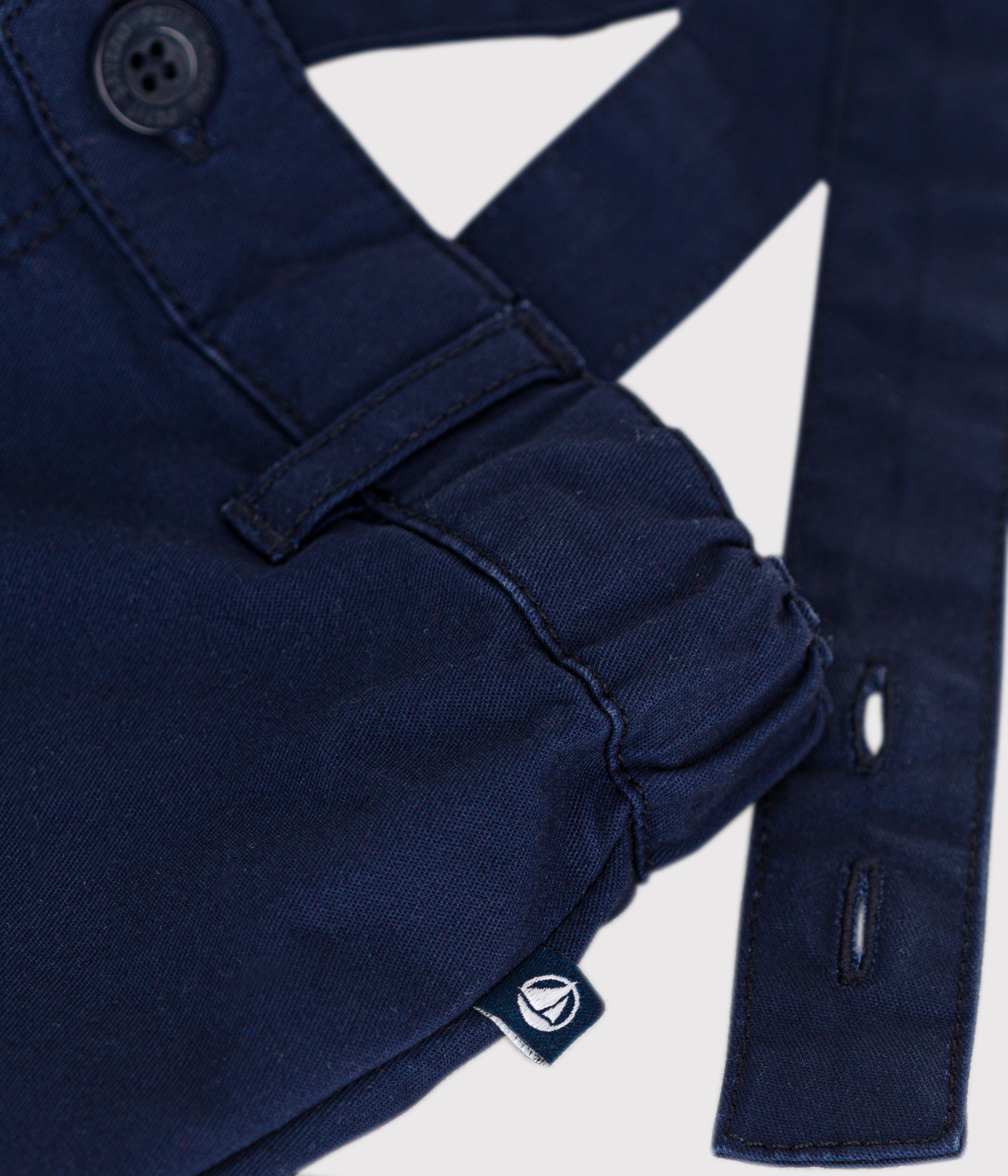 Babies' Serge Dungaree Shorts