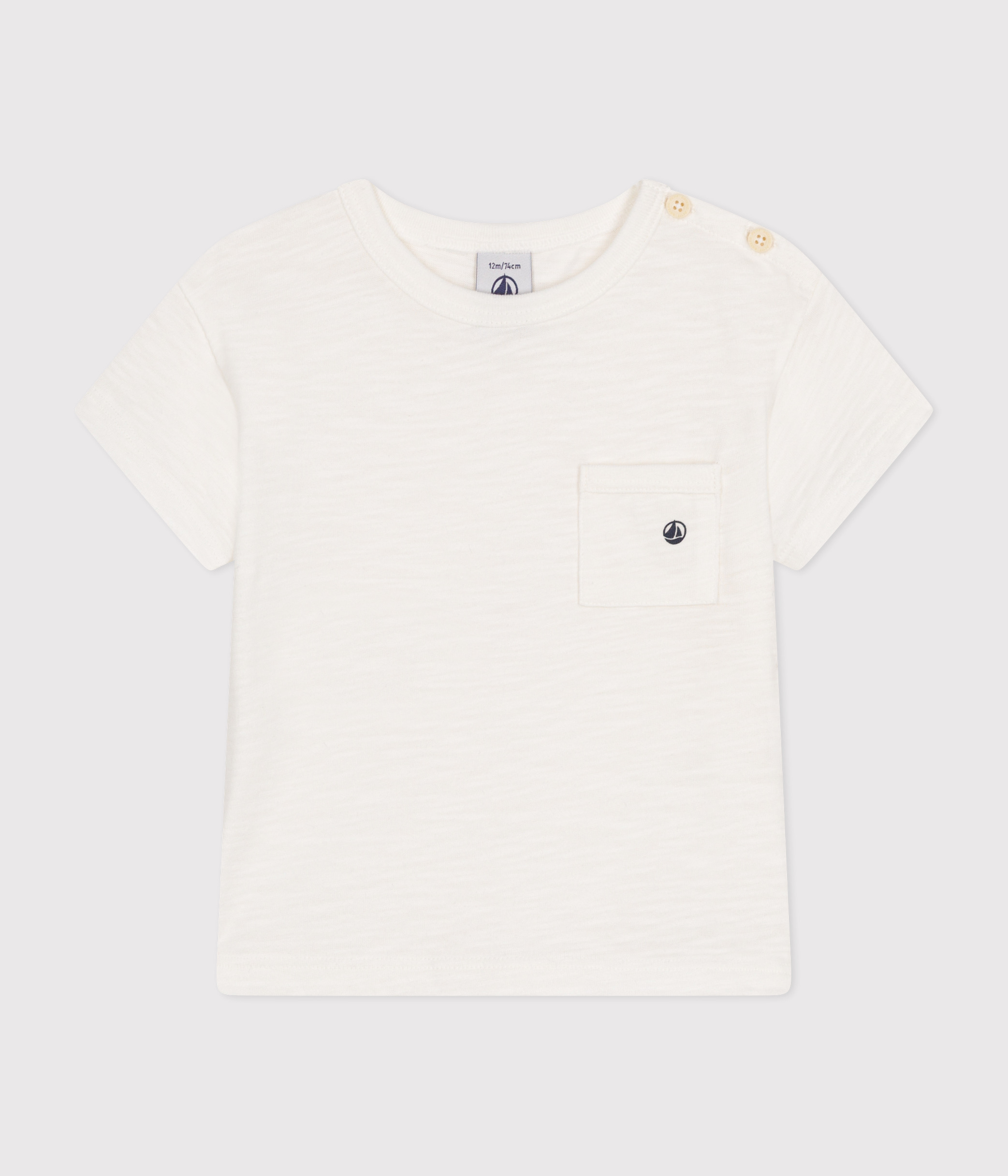 Babies' Short-Sleeved Slub Jersey T-Shirt