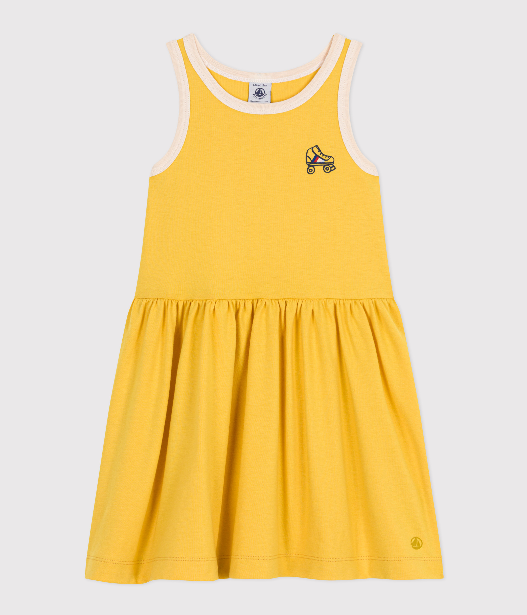 Girls' Sleeveless Cotton Dress