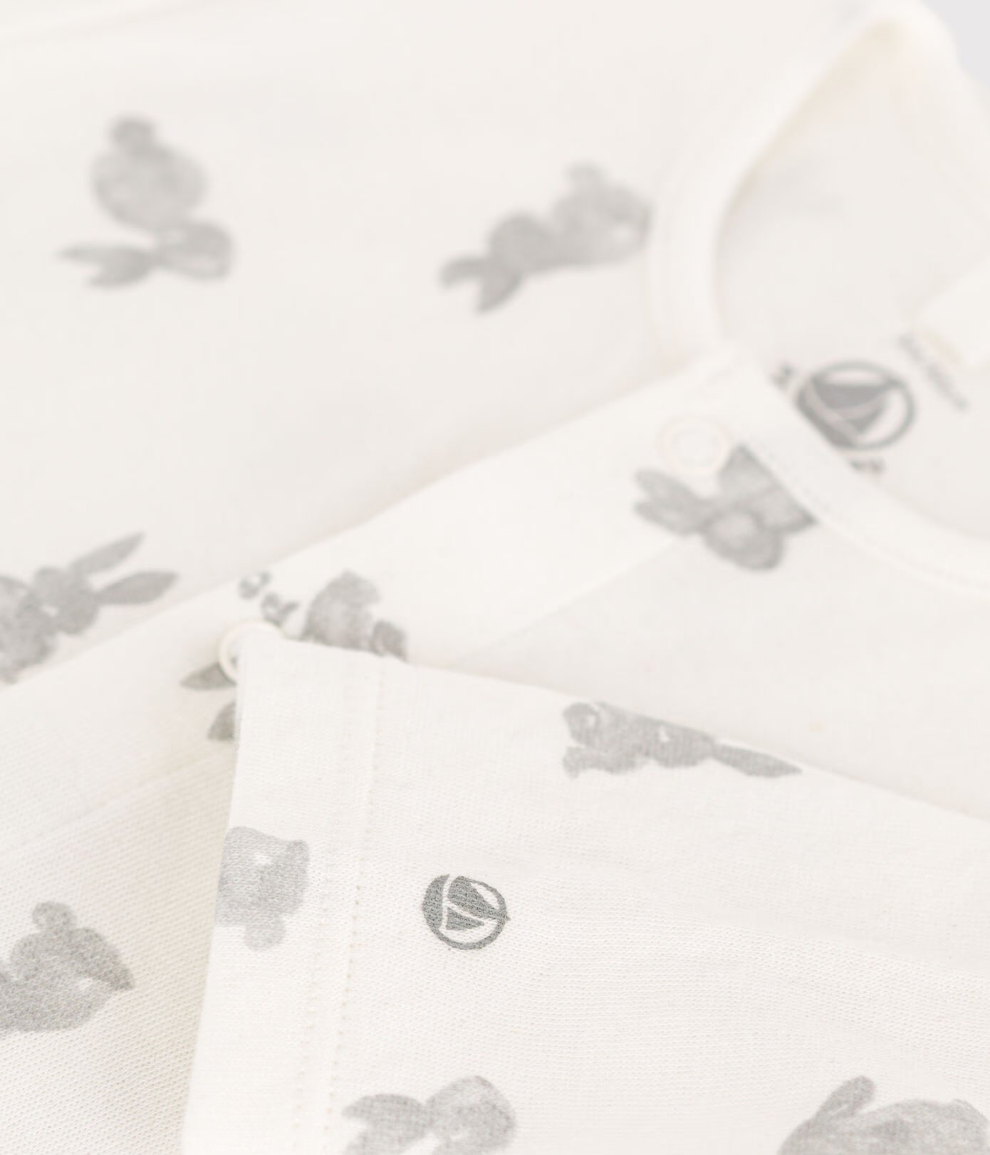 Babies' Rabbit Patterned Tube Knit Pyjamas