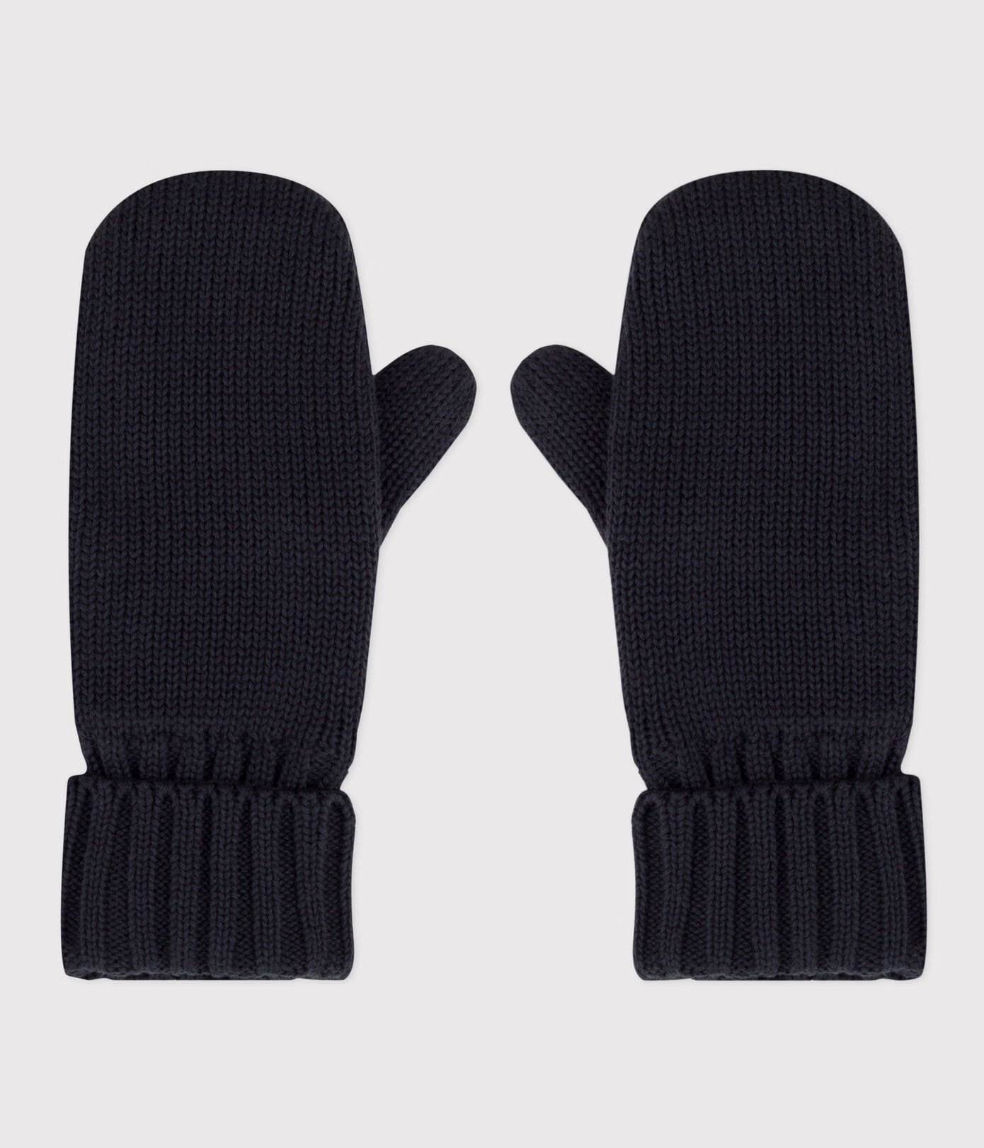 Children's Knitted Polar Fleece-Lined Mittens
