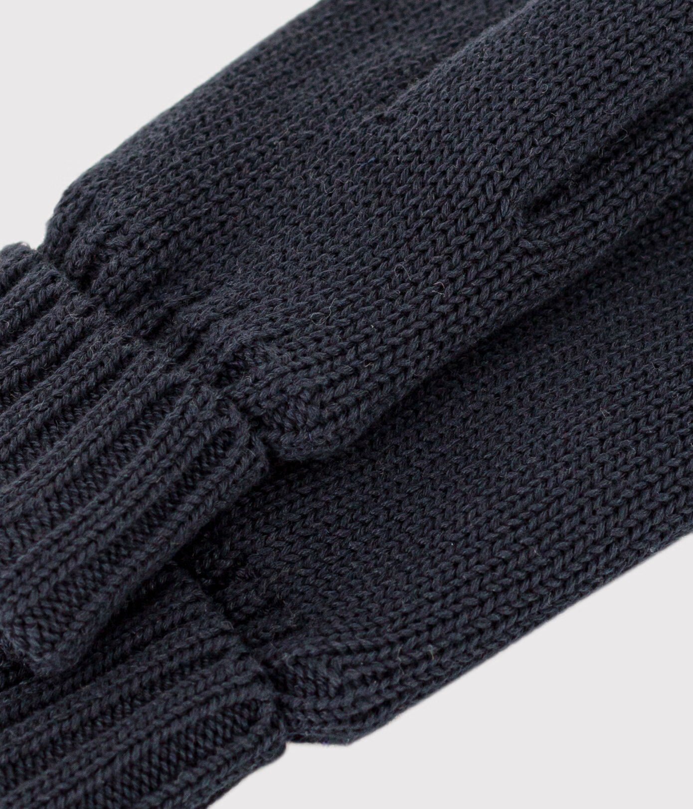 Children's Knitted Polar Fleece-Lined Mittens