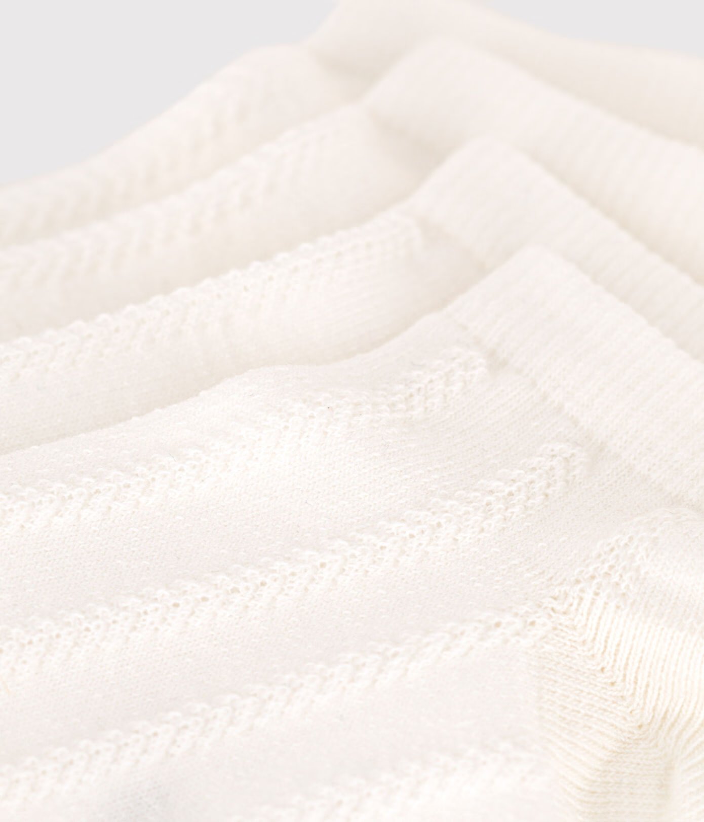 Children's Cotton Jersey Plain Socks - 2-Pack