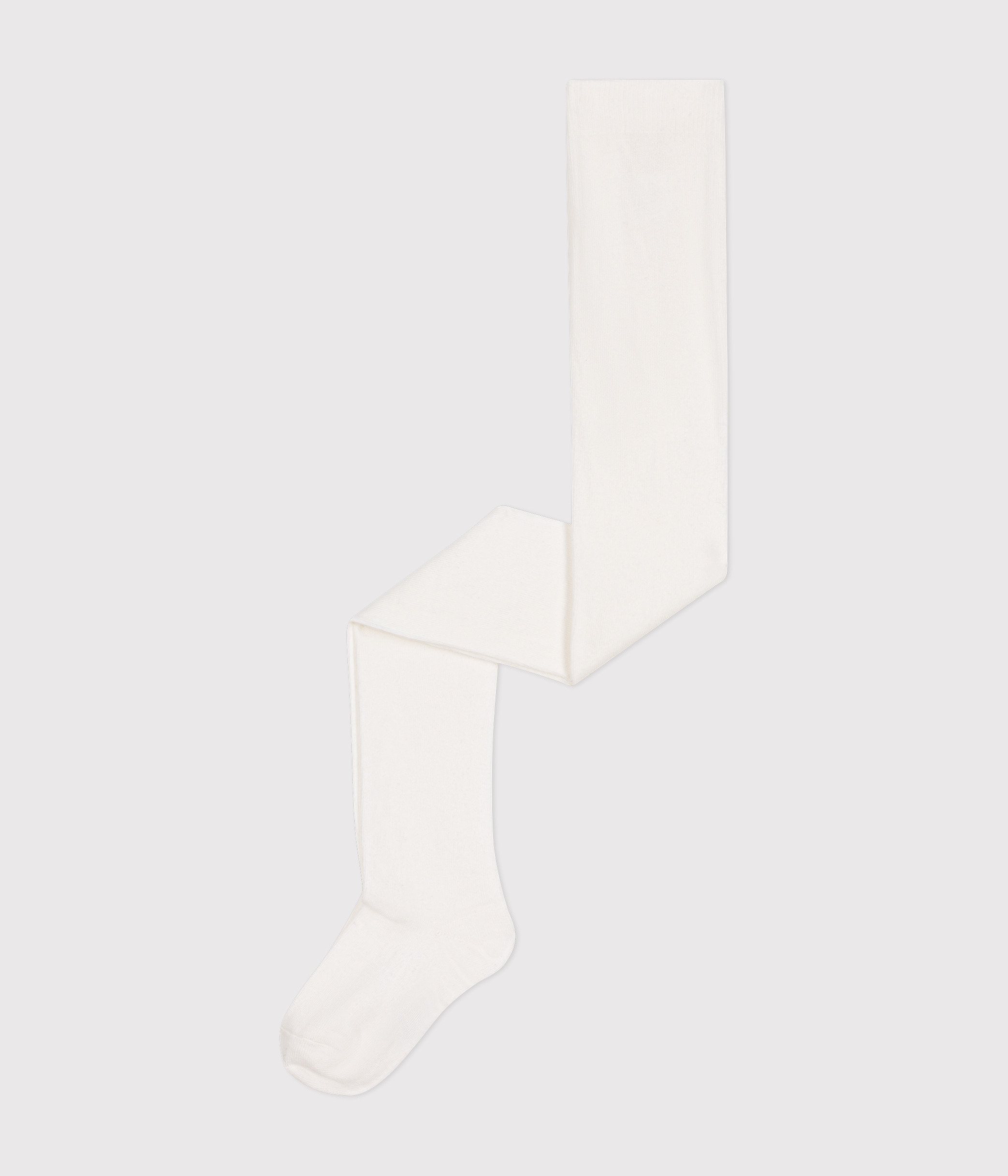 Children's plain cotton jersey tights