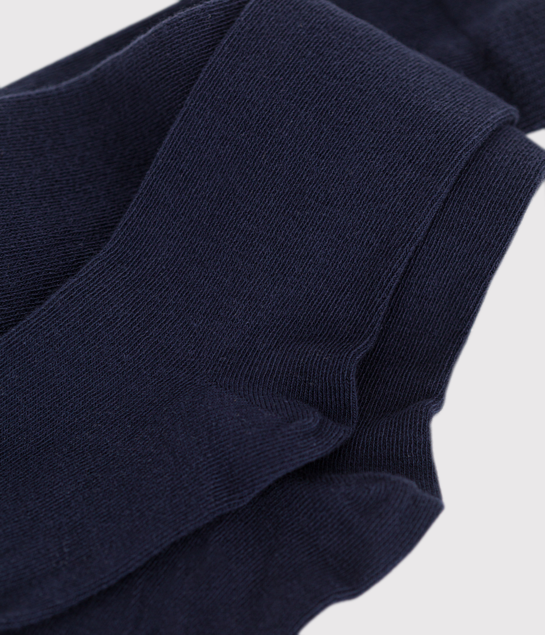 Children's plain cotton jersey tights