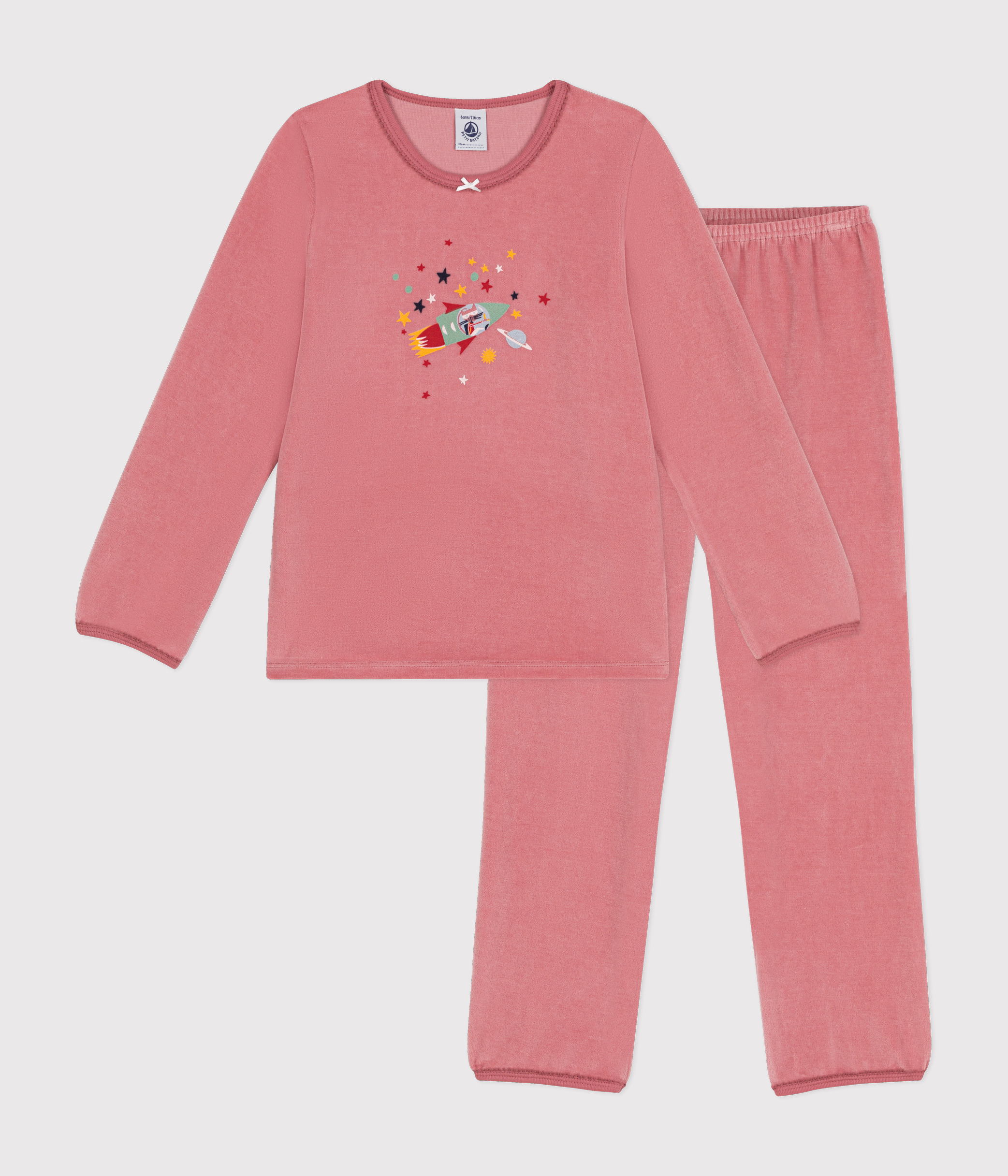 Children's Plain Velvet Pyjamas