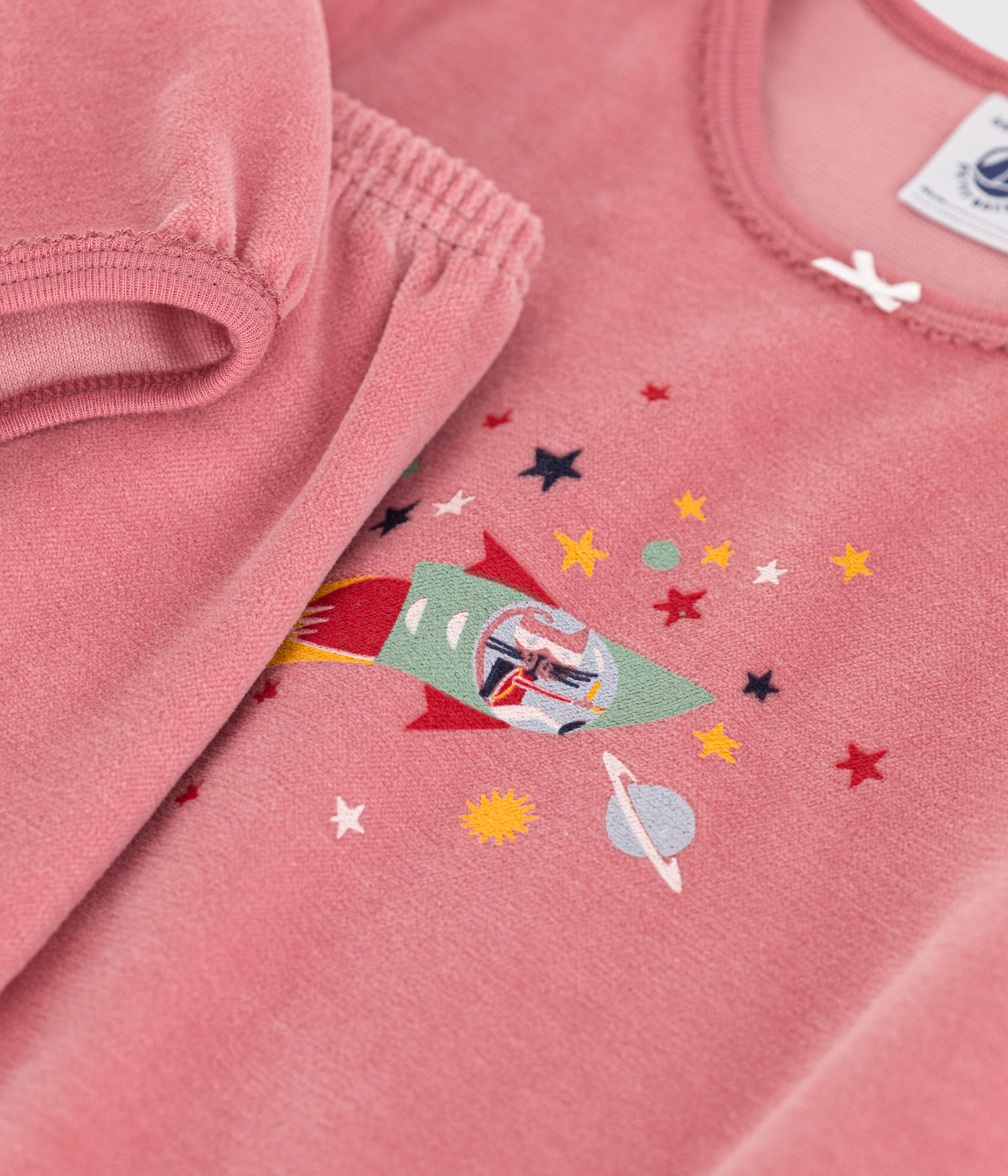 Children's Plain Velvet Pyjamas