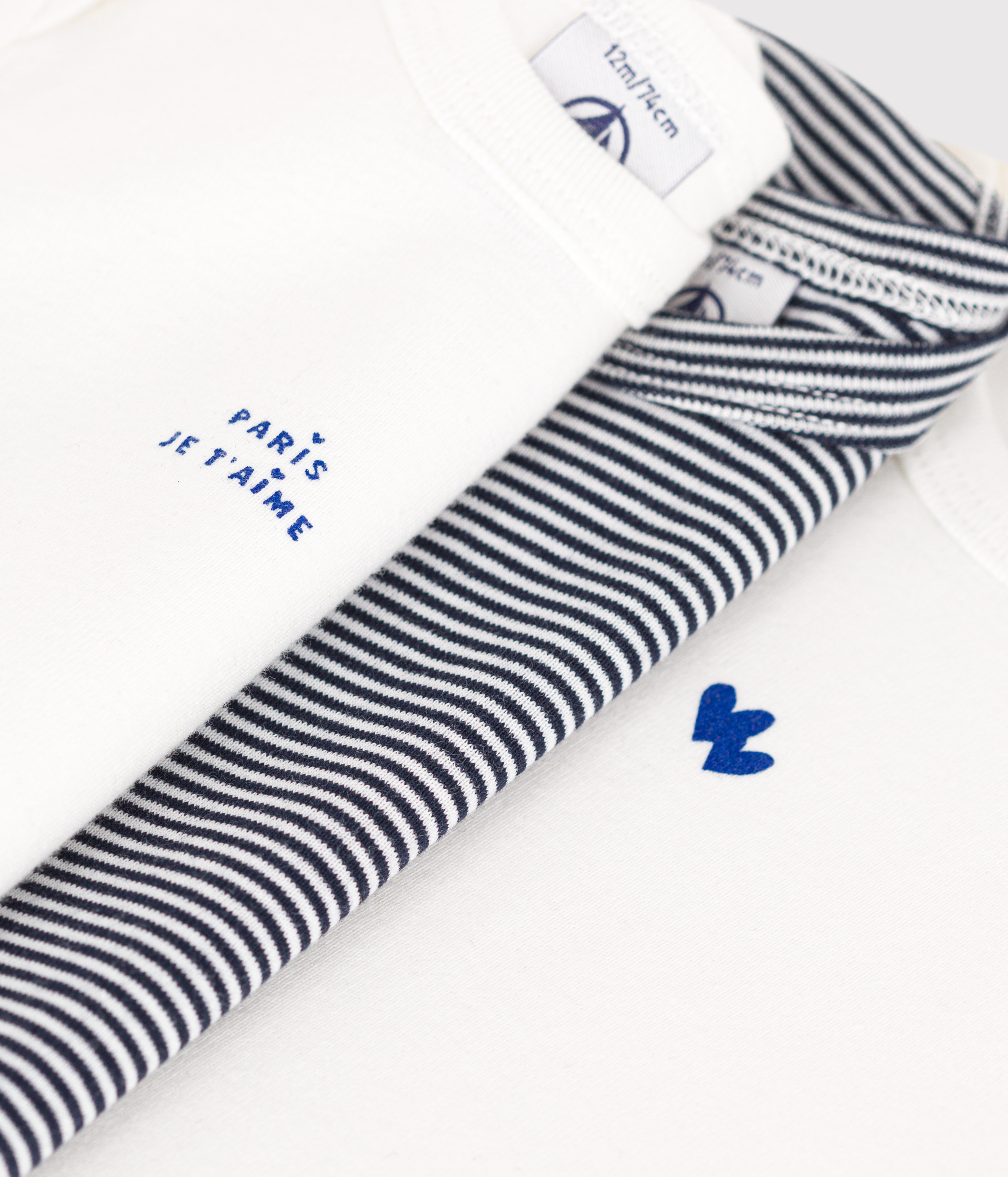 Babies' Short-Sleeved Cotton Bodysuits - 3-Pack