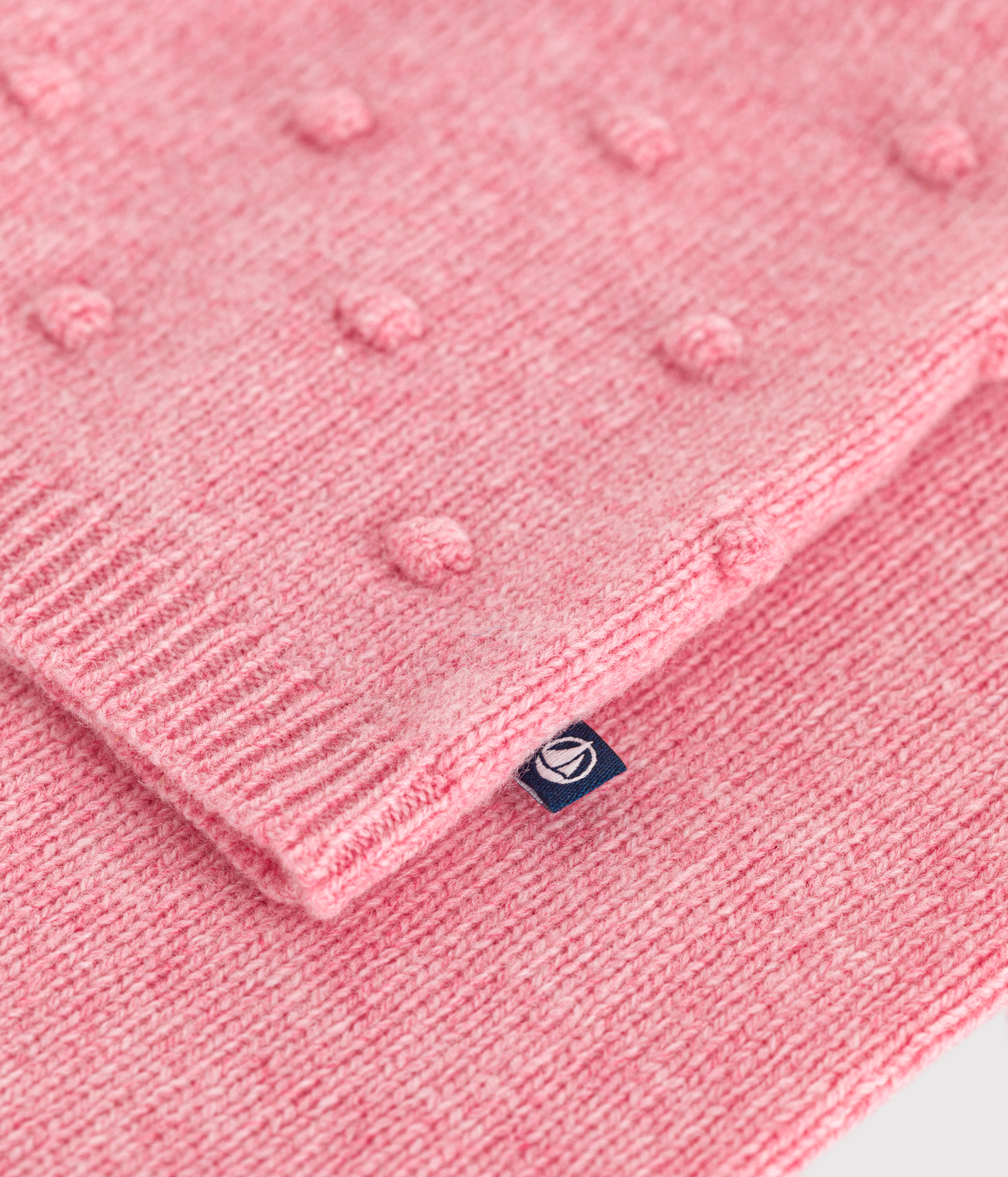 Cardigan Containing Wool For Little Girls.