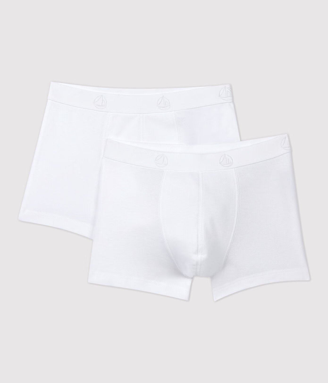Boys' White Boxer Shorts - 2-Pack