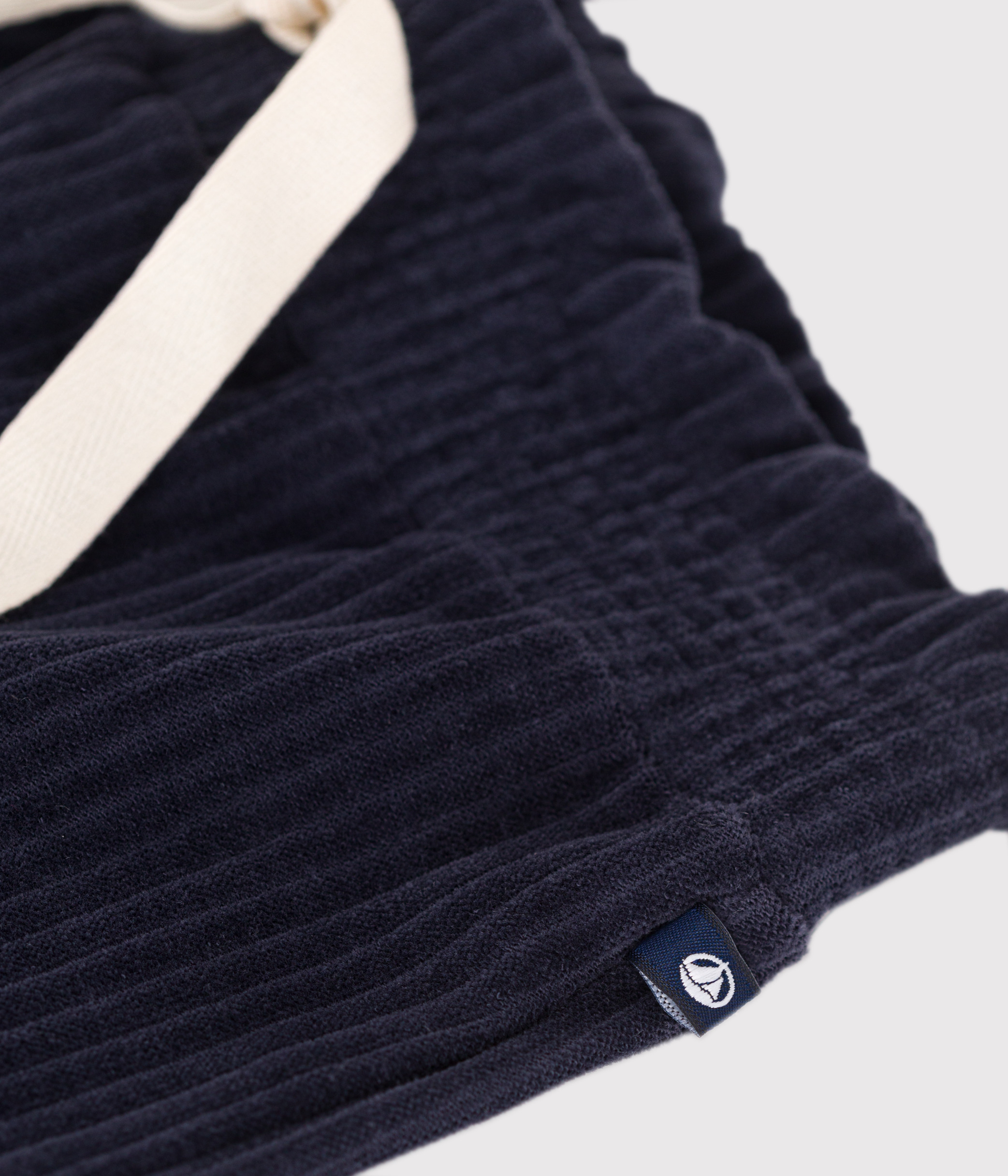 Girls' Wide-Leg Fine Velour Trousers