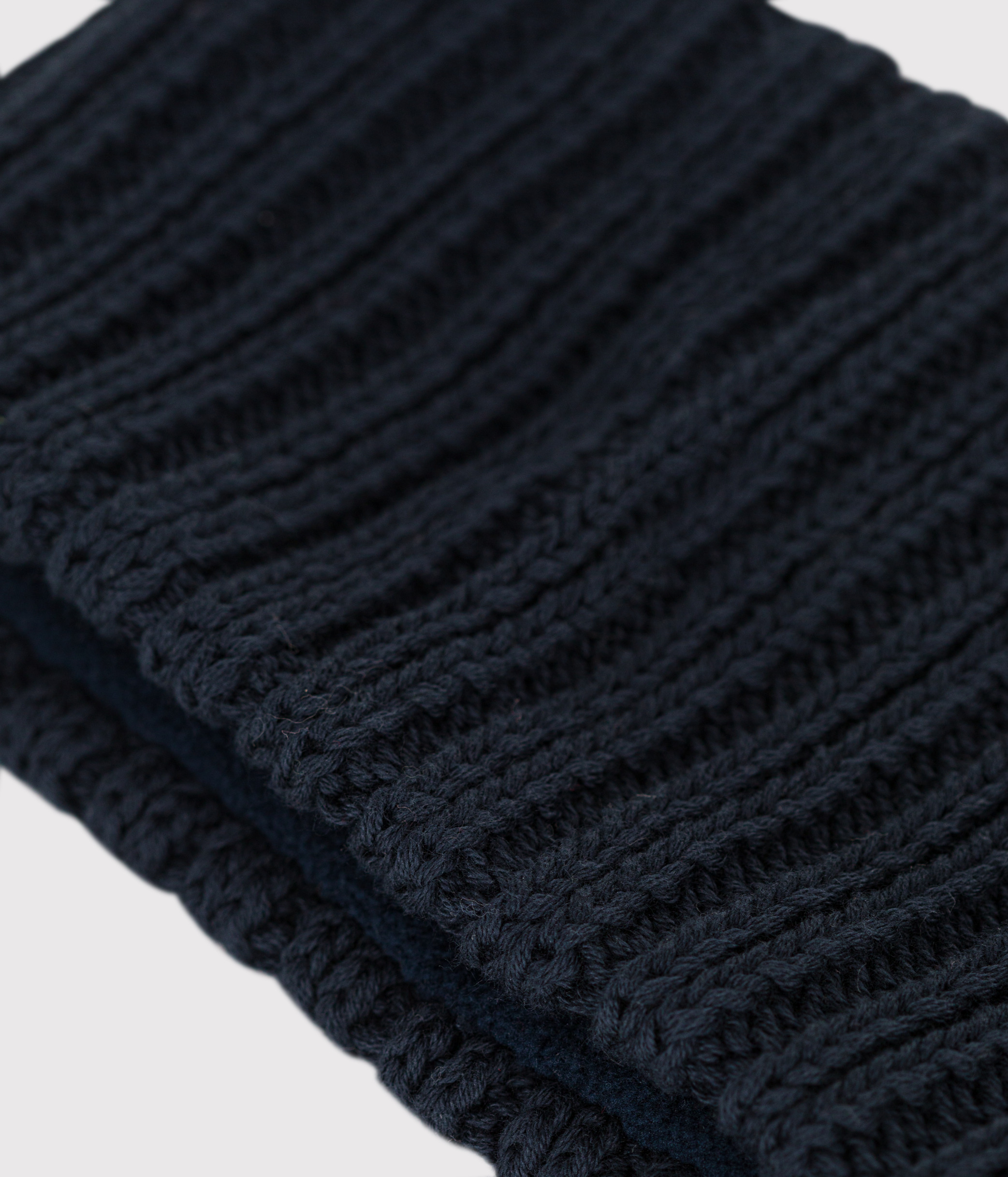 Babies' Fleece-Lined Knitted Snood