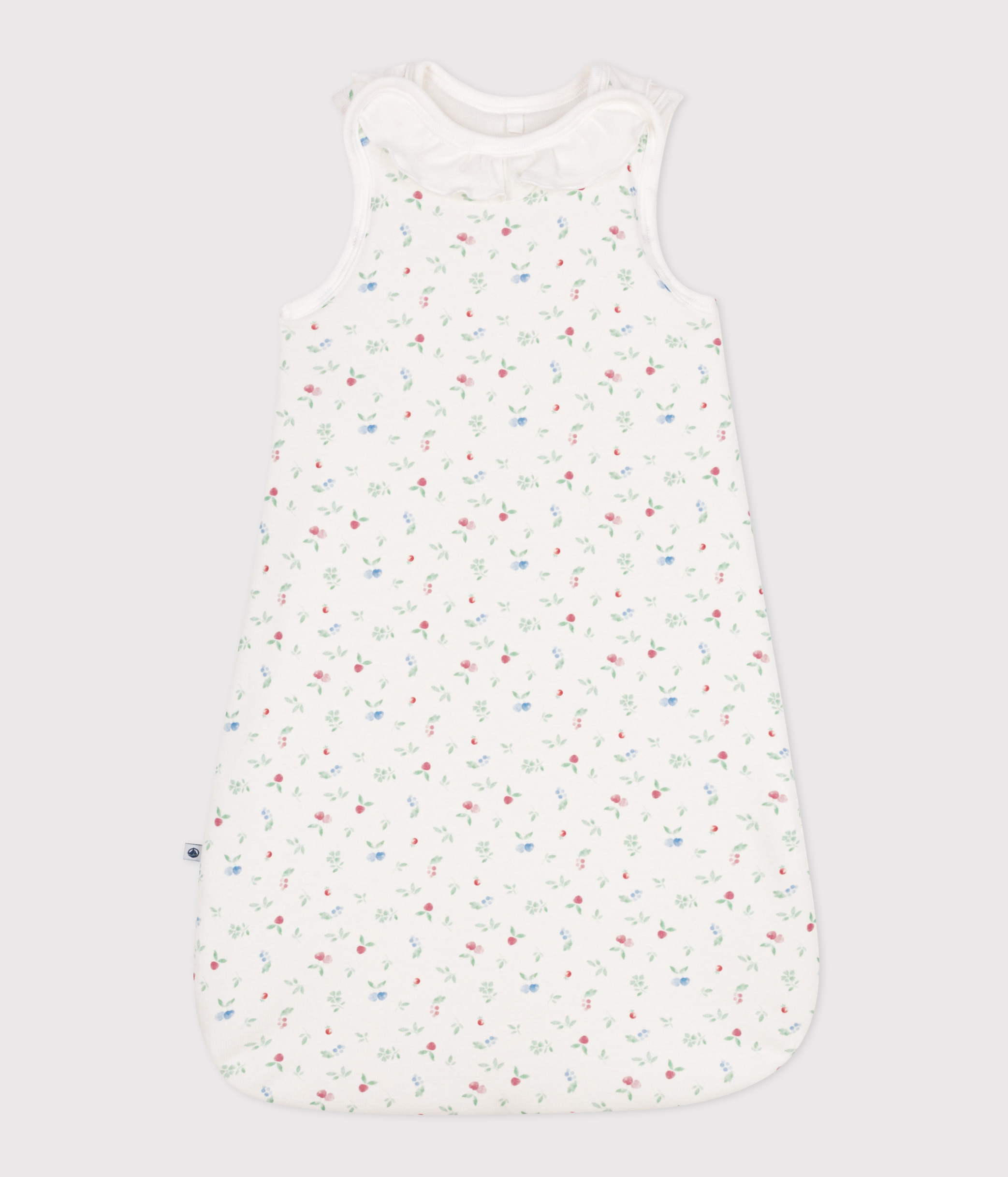 Baby cotton sleeping bag with fruit print (TOG 2)