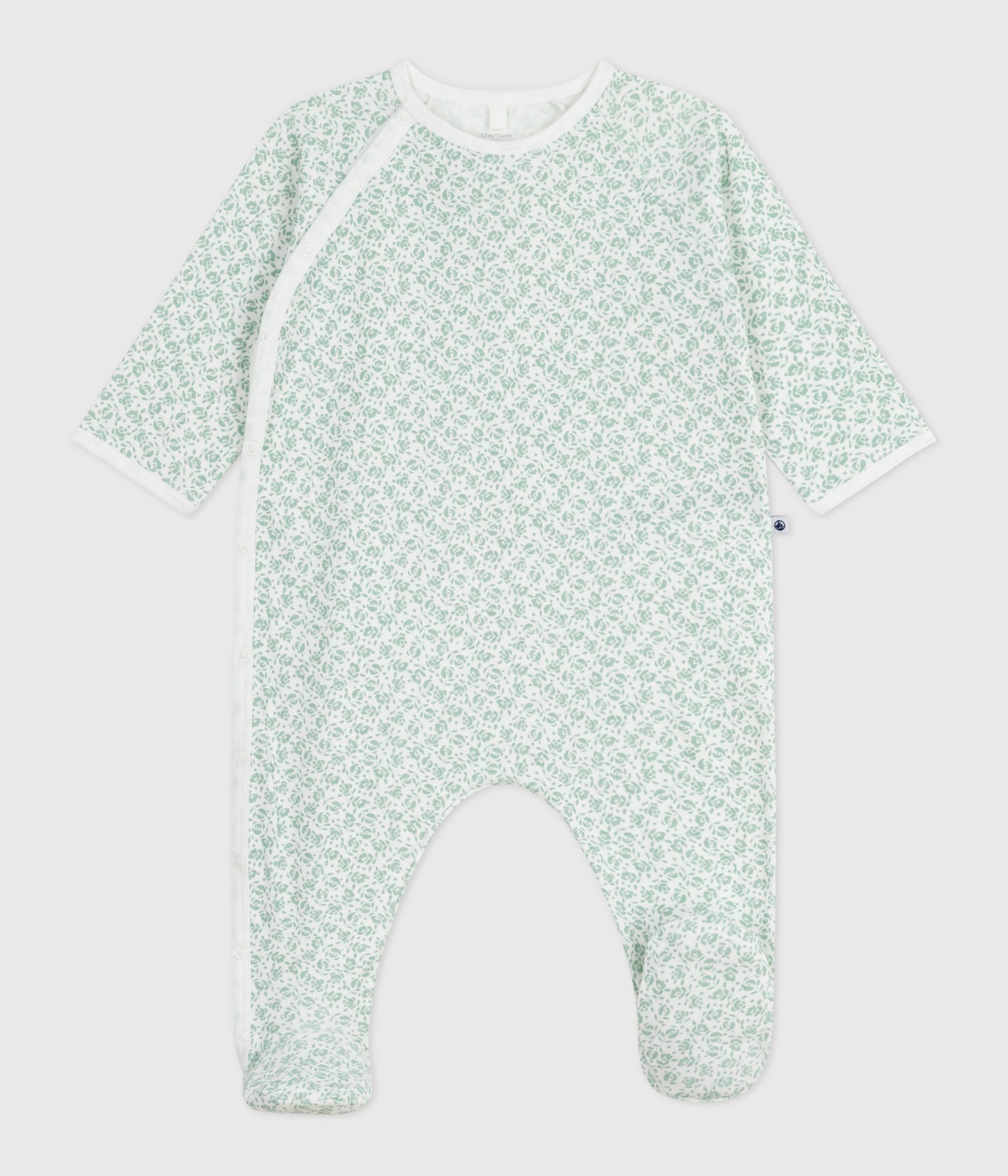 Baby floral cotton pyjamas