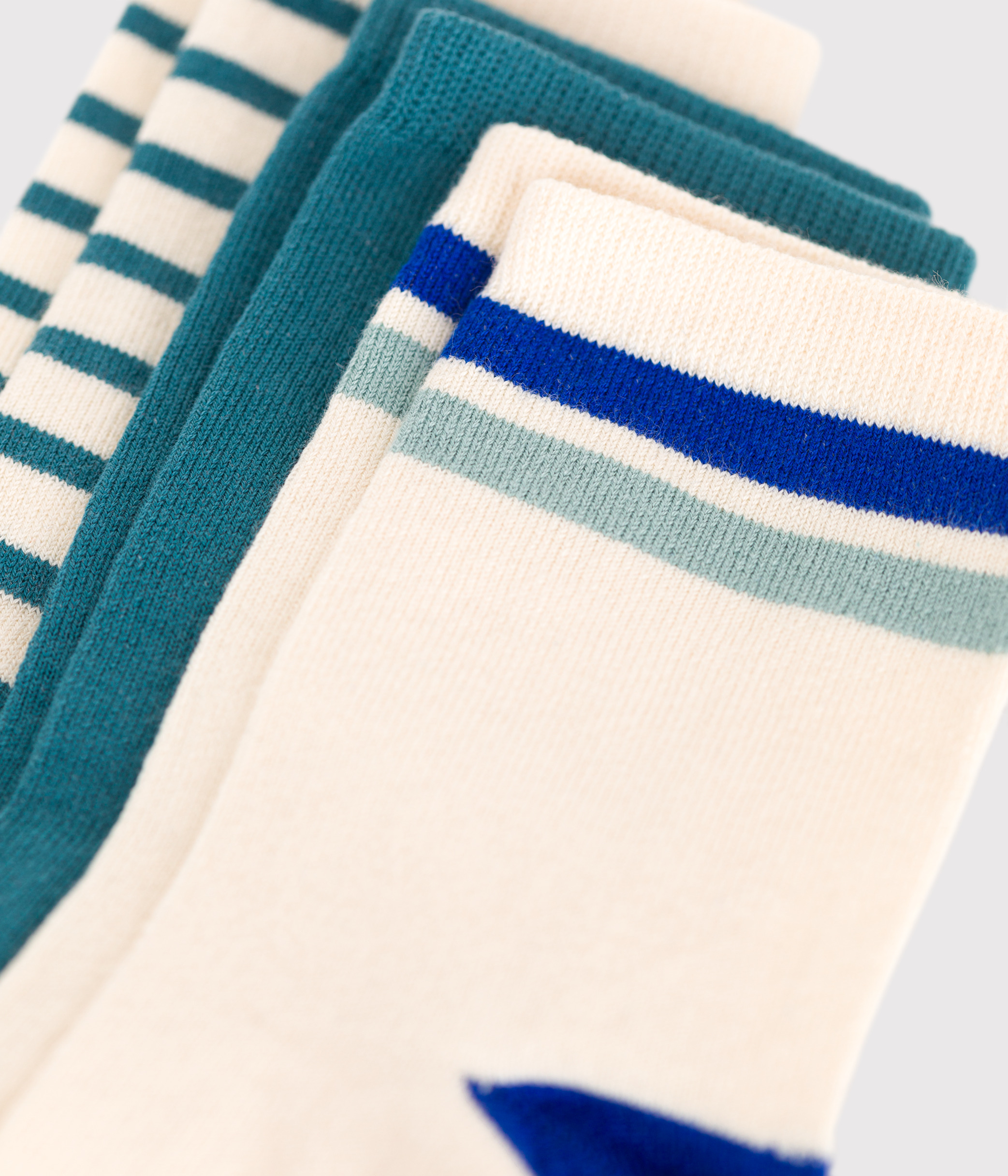 Children's Cotton Jersey Socks - 3-Pack