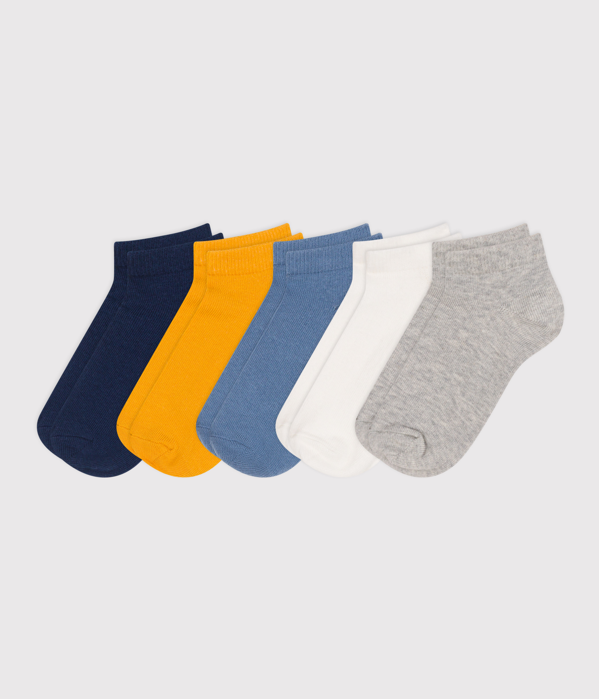 Children's Cotton Jersey Socks - 5-Pack