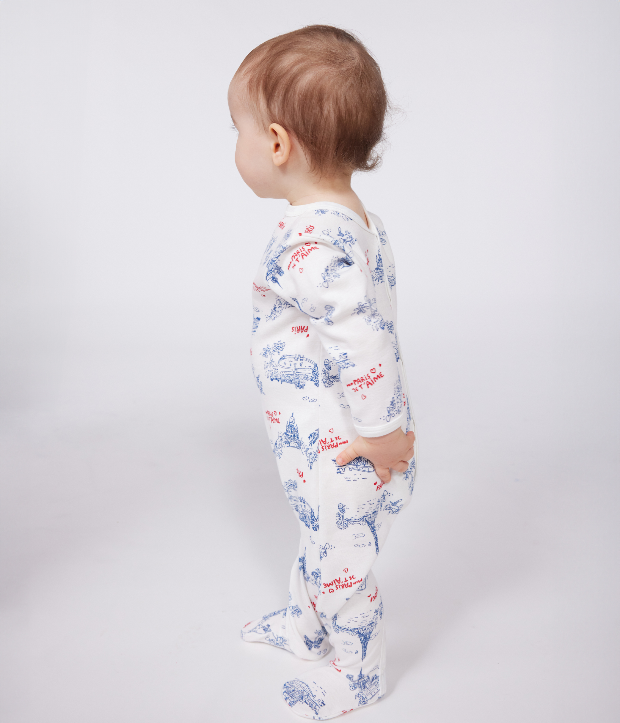 Babies' Paris cotton pyjamas