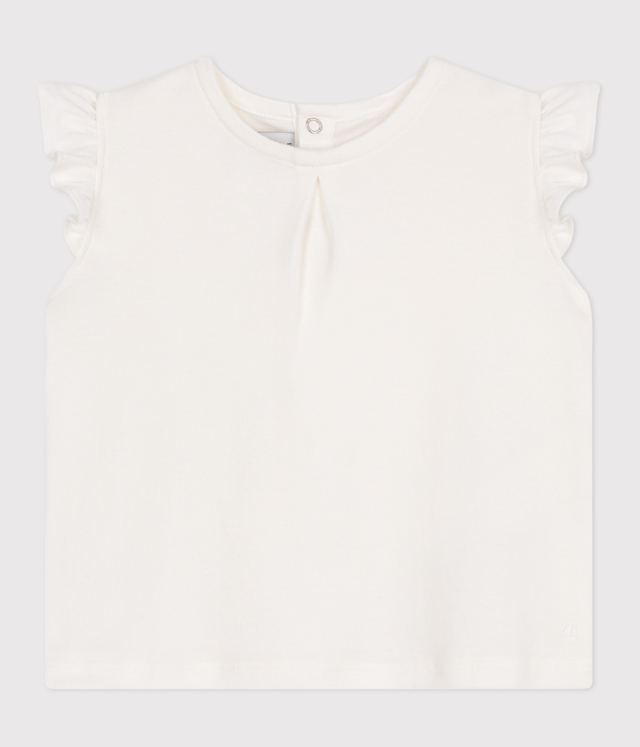 Babies' sleeveless cotton blouse