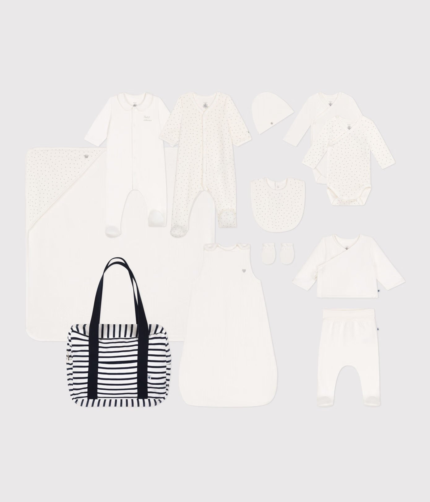 Maternity suitcase - warm materials for warm babies