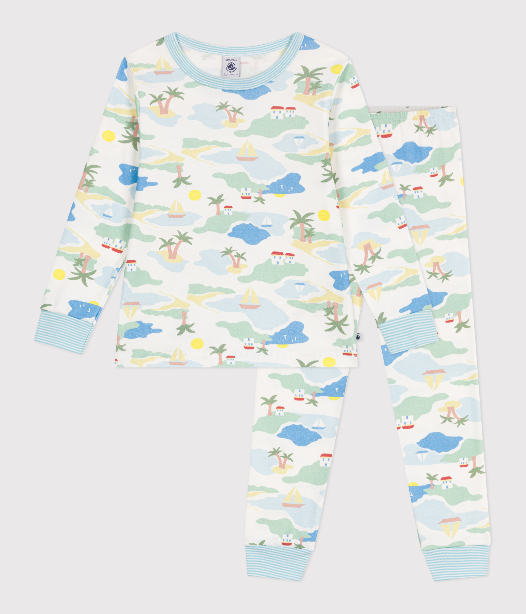 Child's printed cotton pajamas