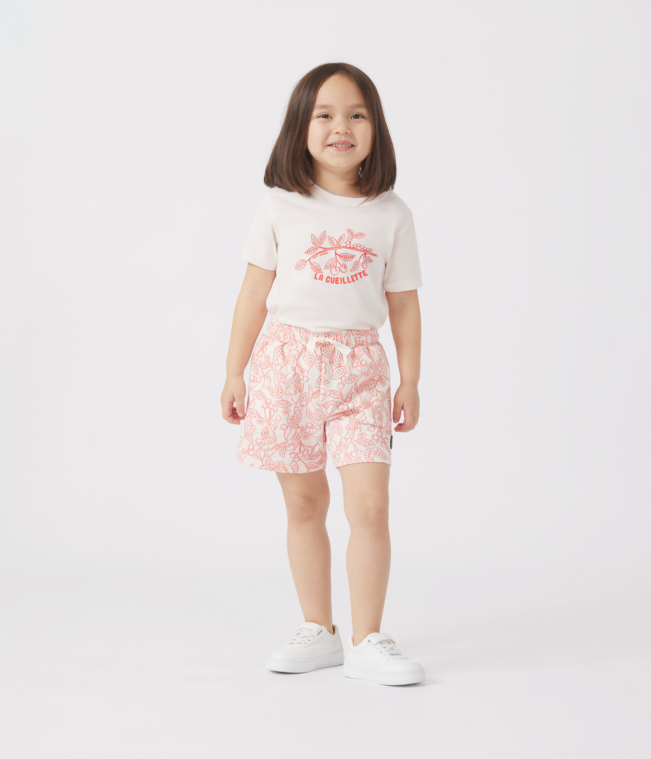 Children's printed cotton shorts