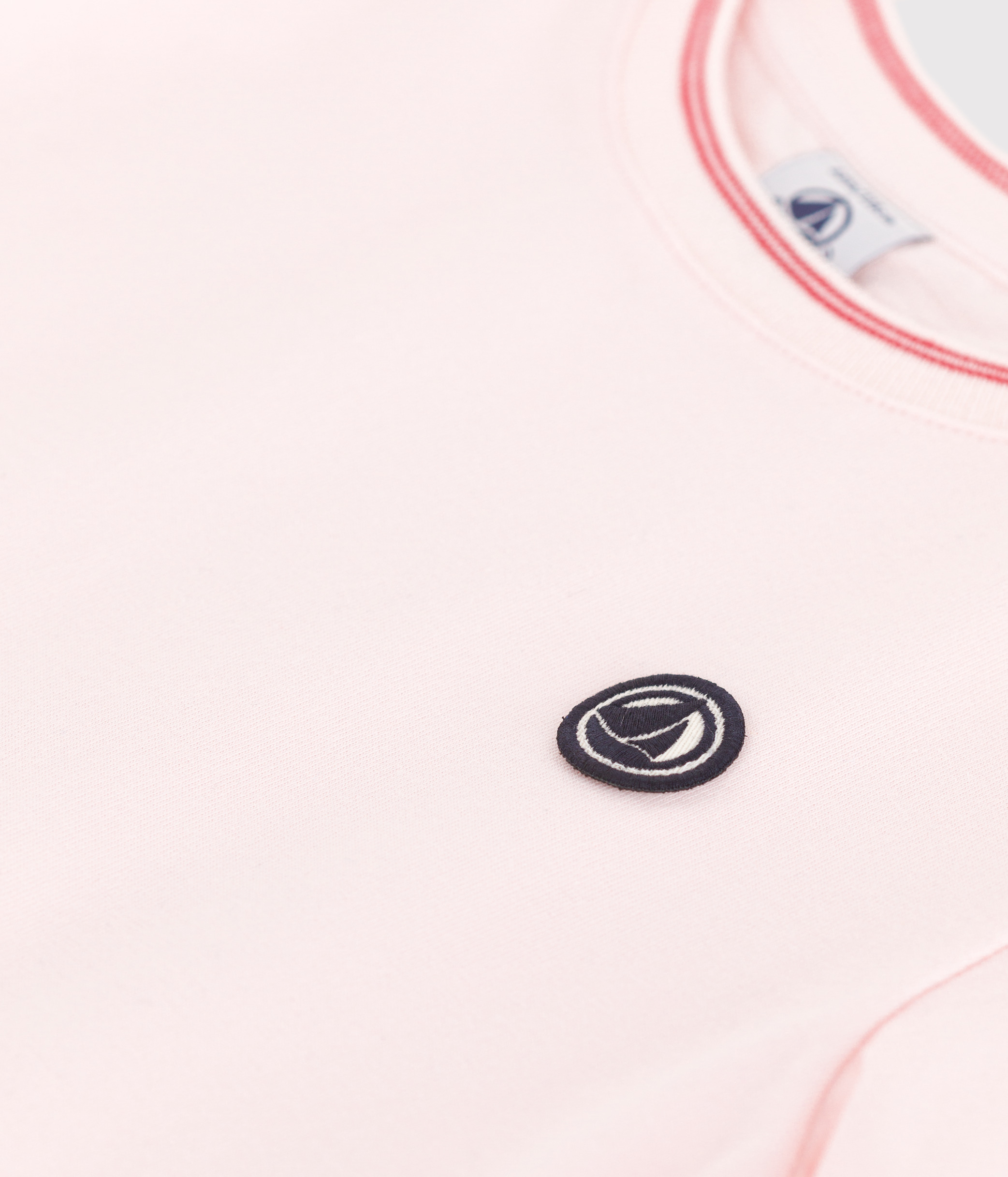 Children's plain short-sleeved cotton T-shirt