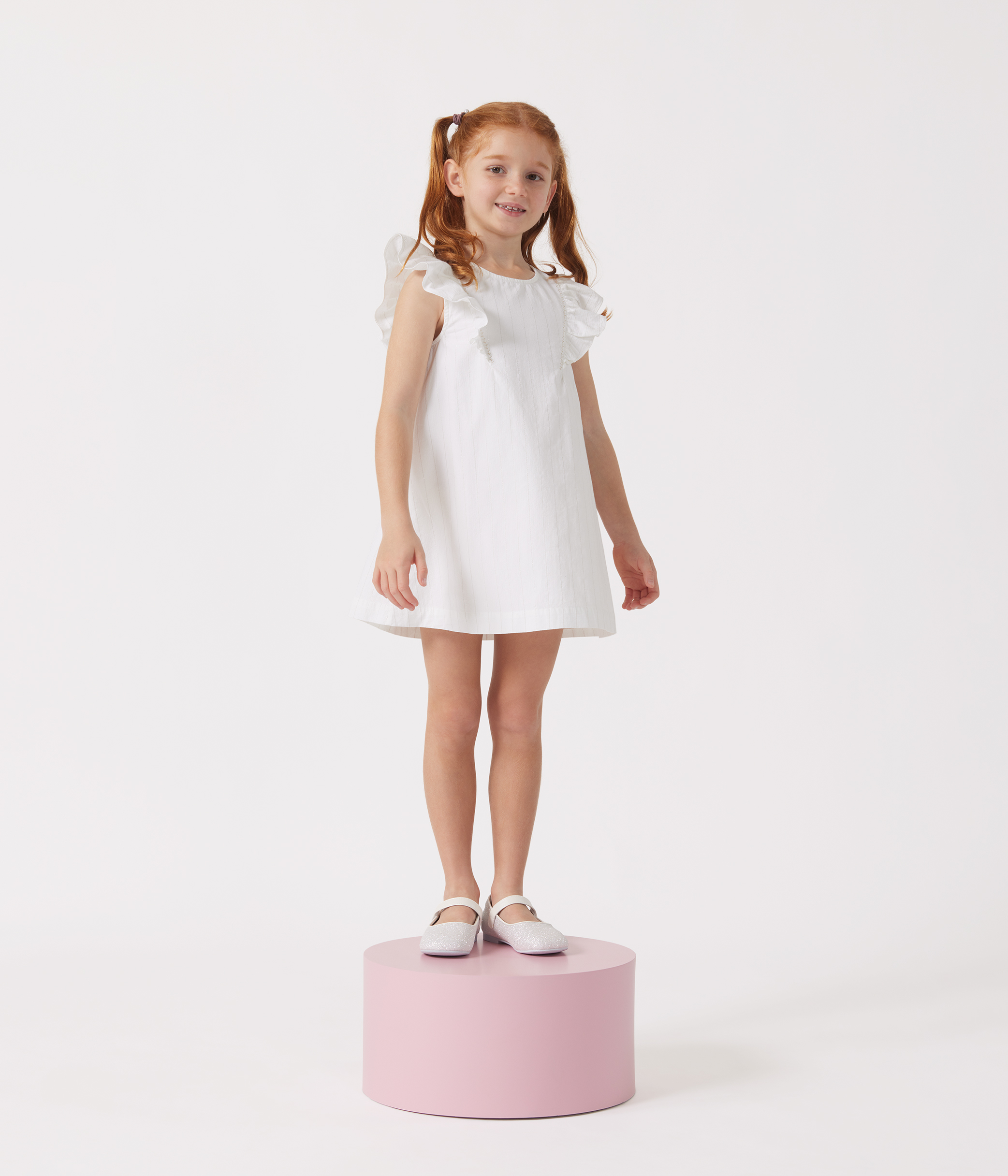 Children's short-sleeved cotton dress