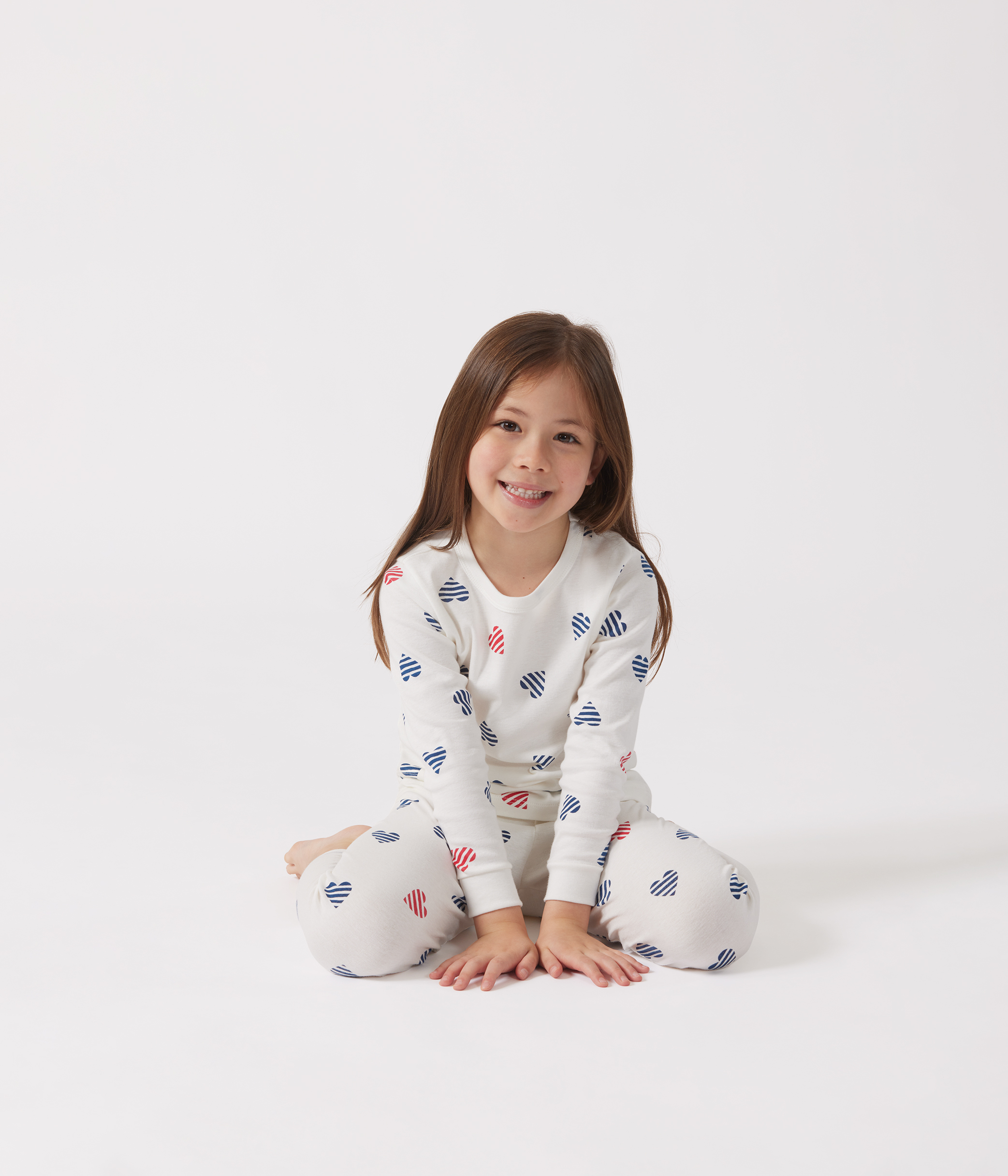 Children's short Paris print cotton pyjamas