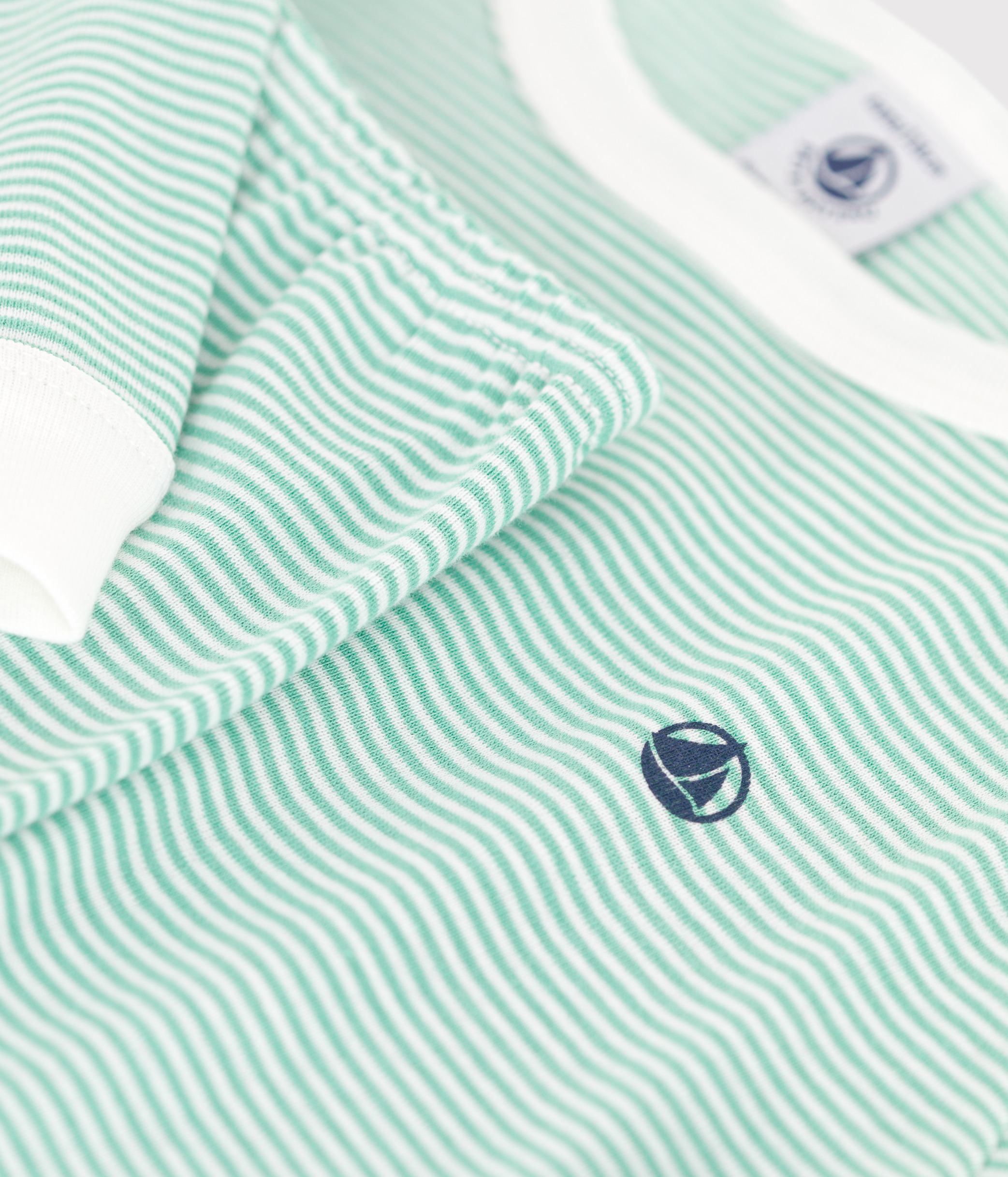 Children's stripy cotton pyjamas