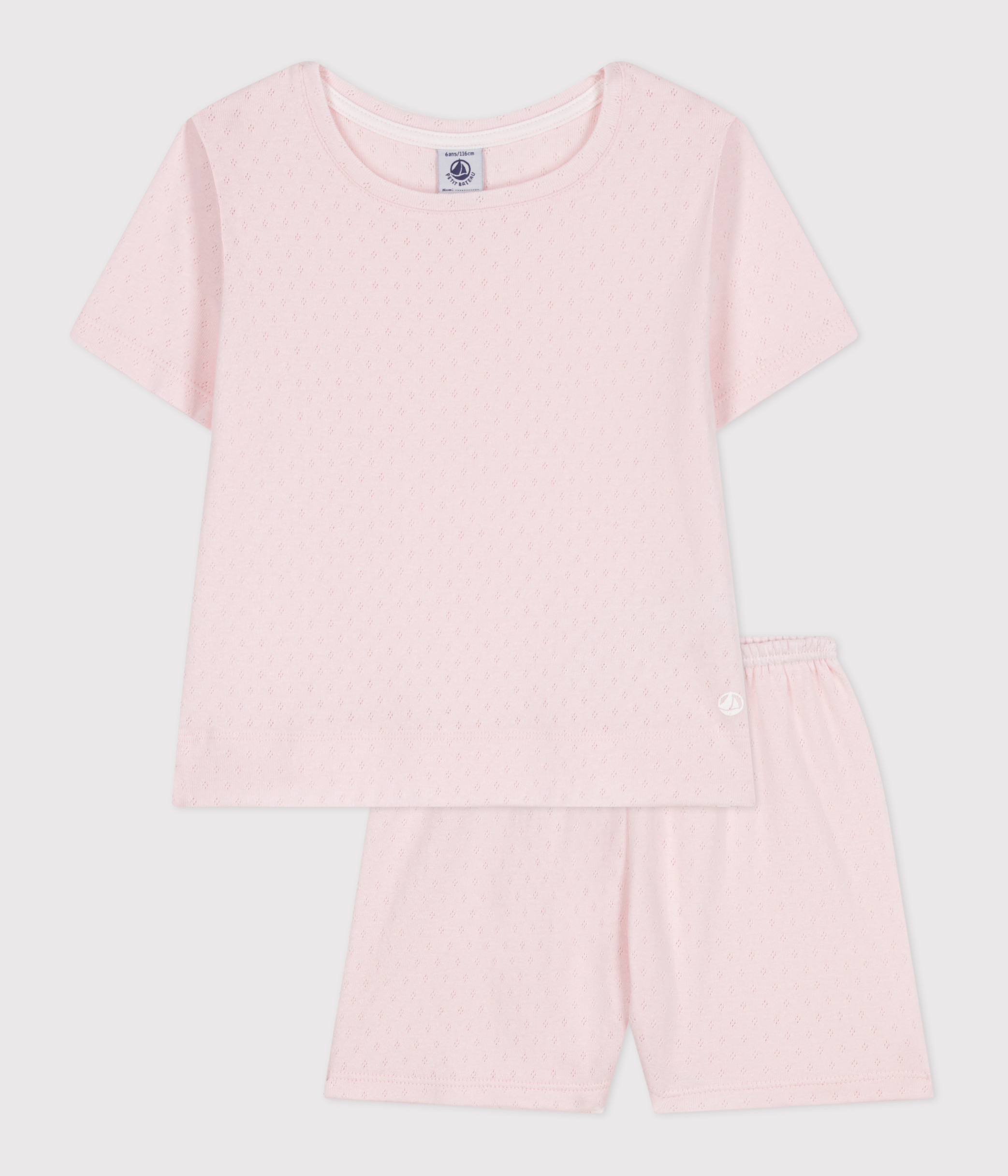 Children's short cotton pyjamas