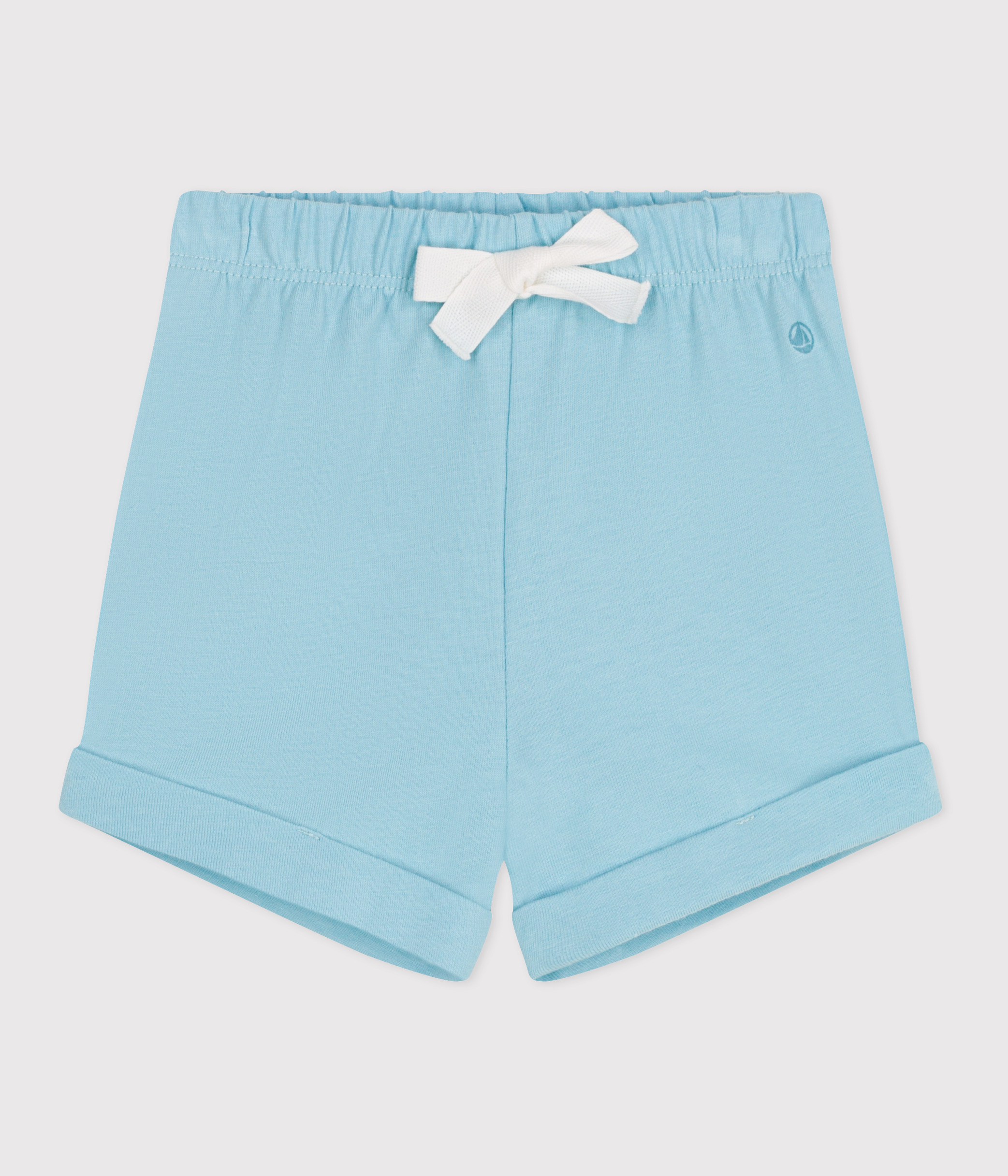 Babies' plain cotton shorts
