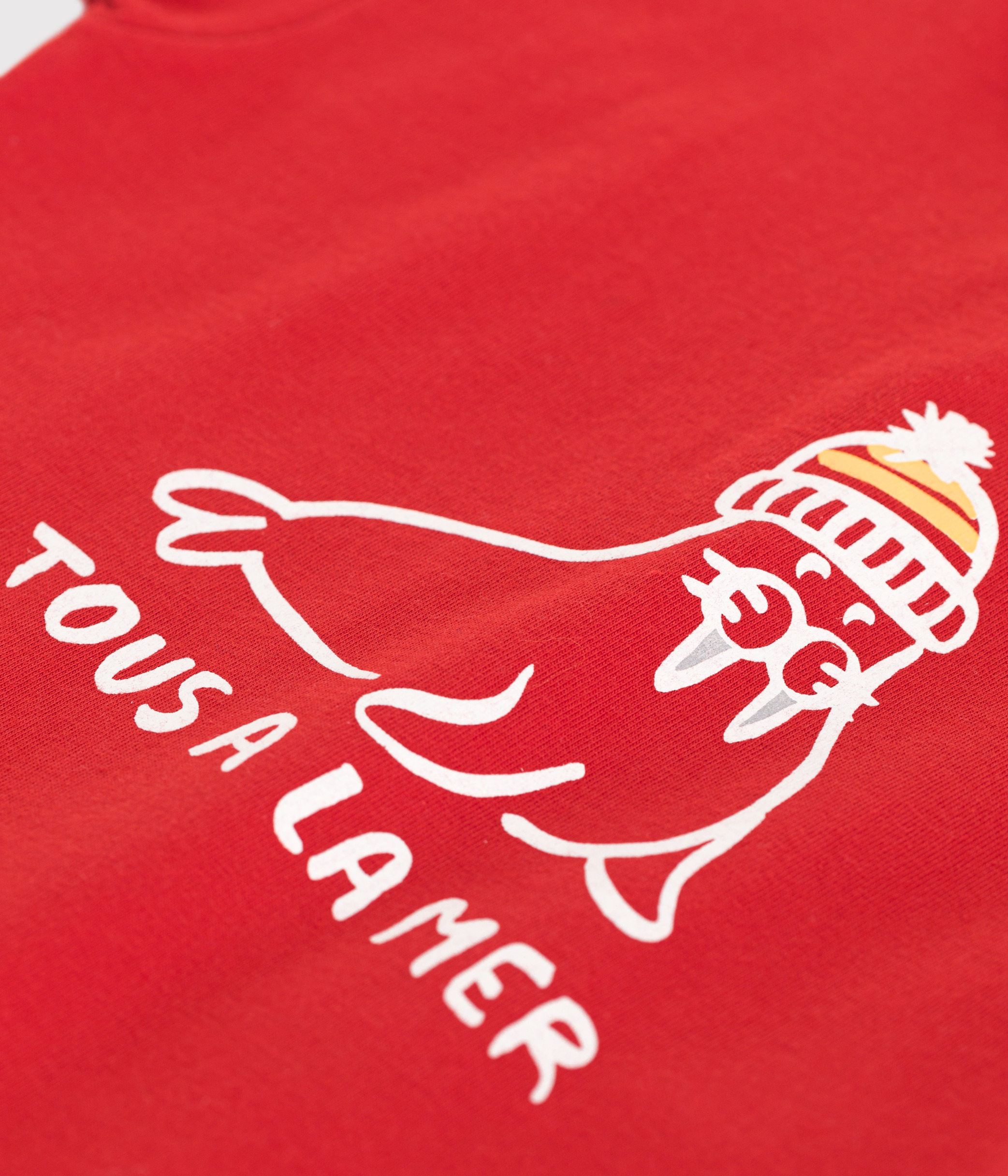 Babies' short-sleeved plain cotton T-shirt