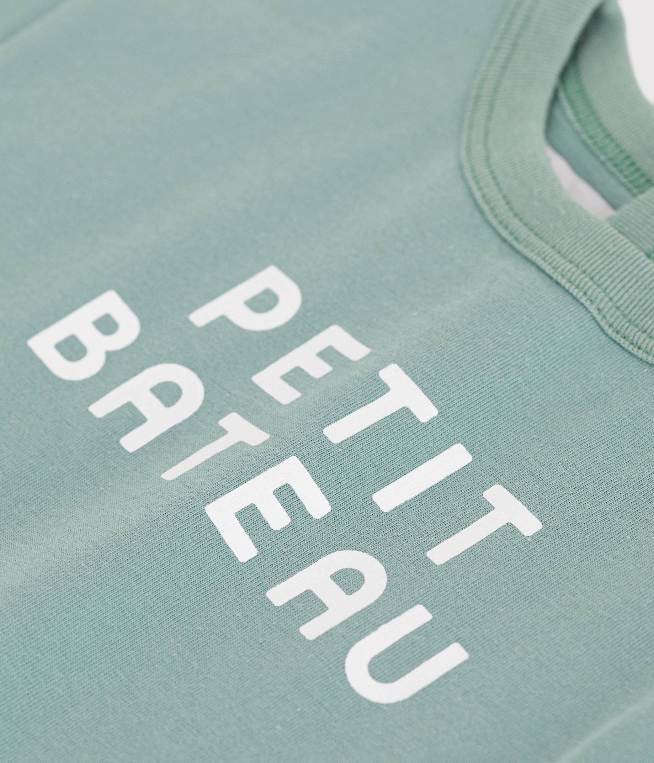 Babies' short-sleeved plain cotton T-shirt