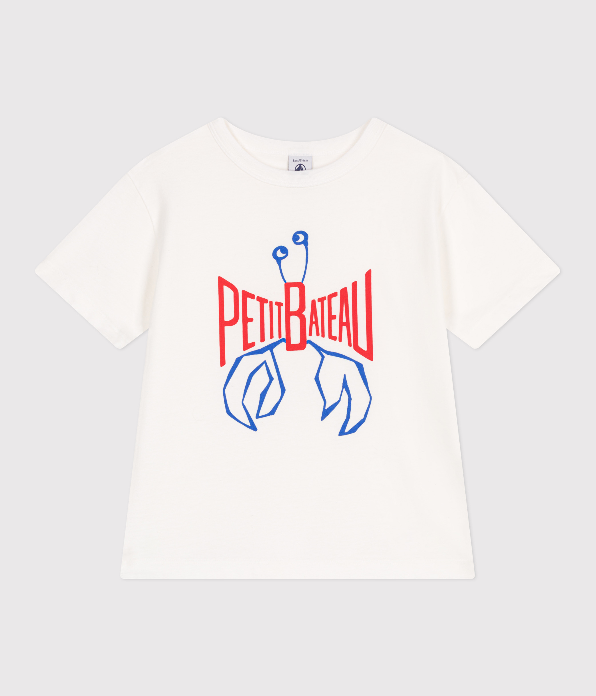 Children's printed short-sleeved cotton T-shirt