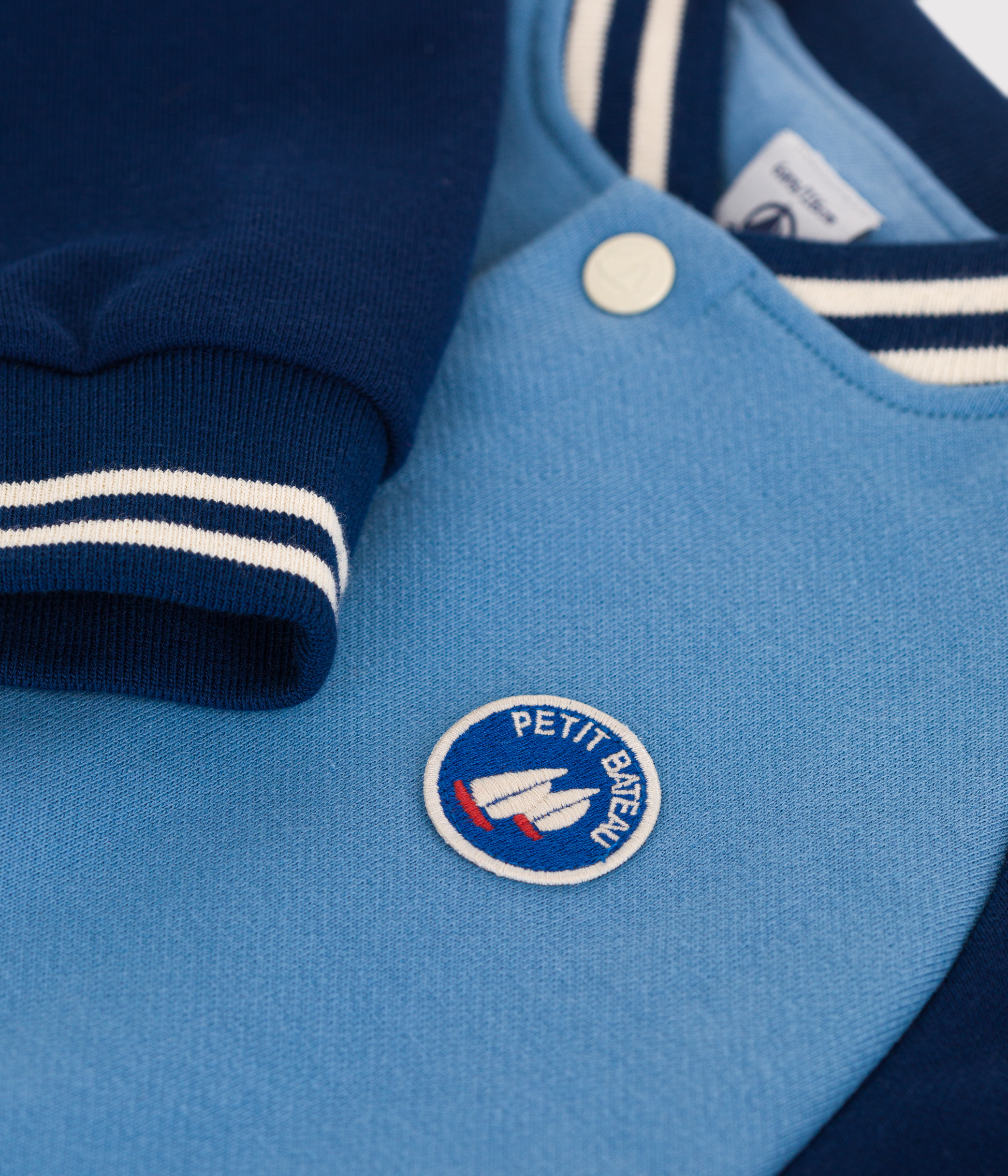 Child's plain cotton teddy jacket