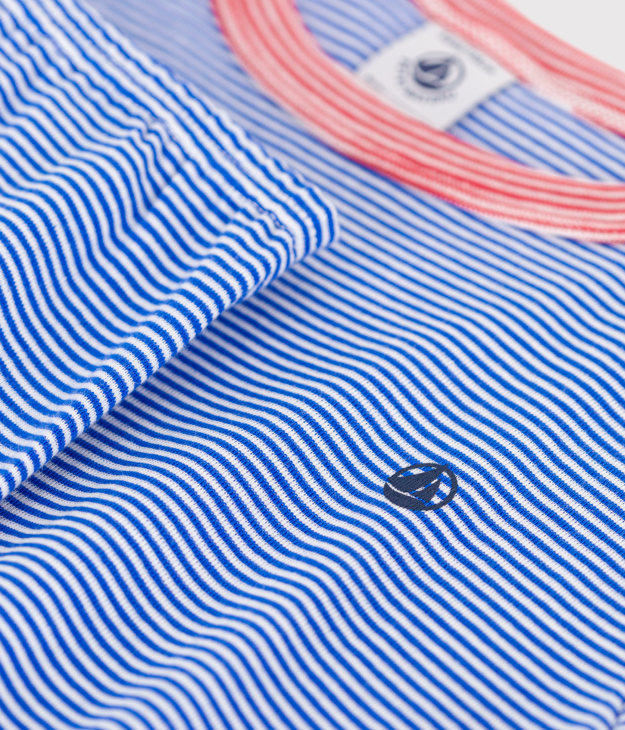 Children's stripy cotton pyjamas