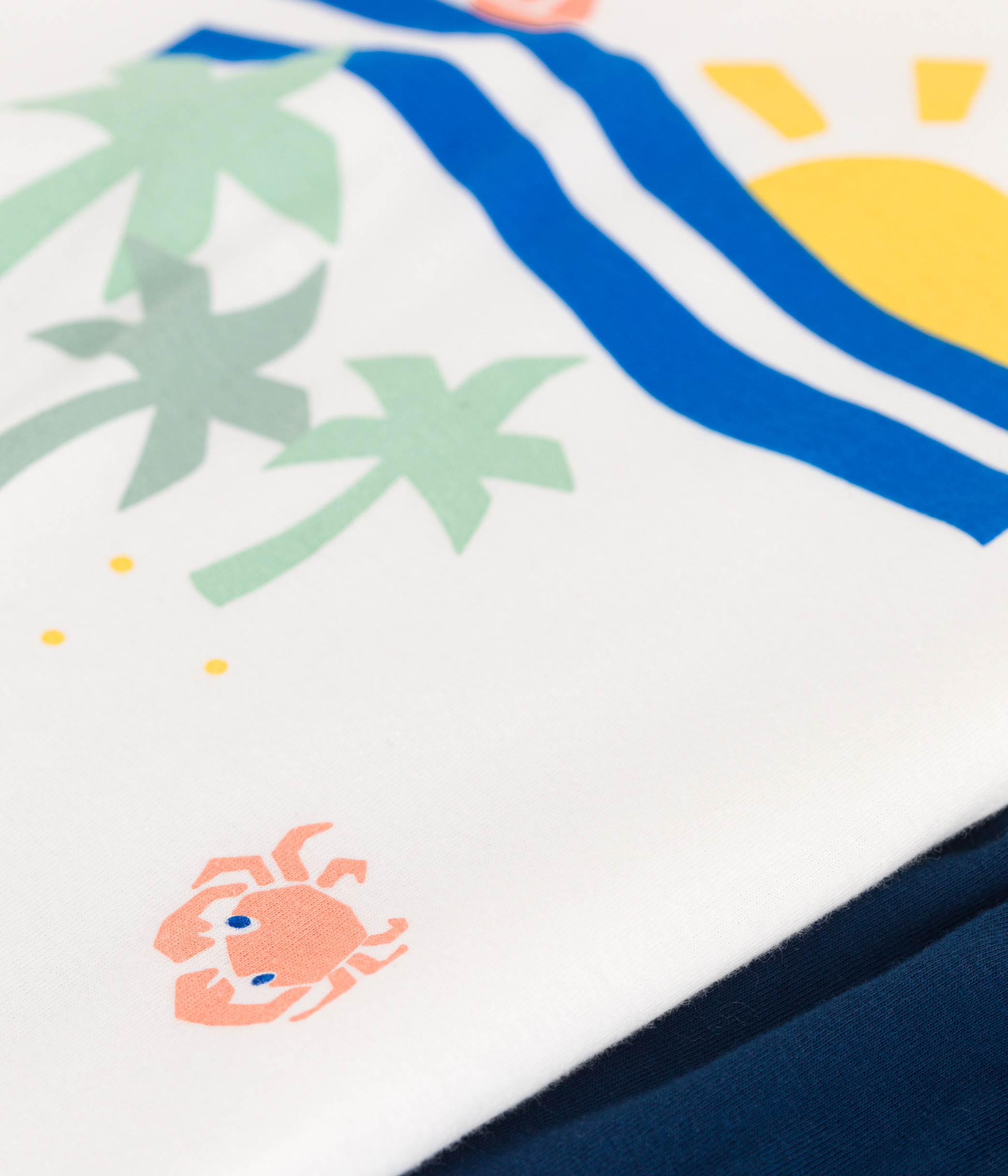 Children's short cotton pyjamas