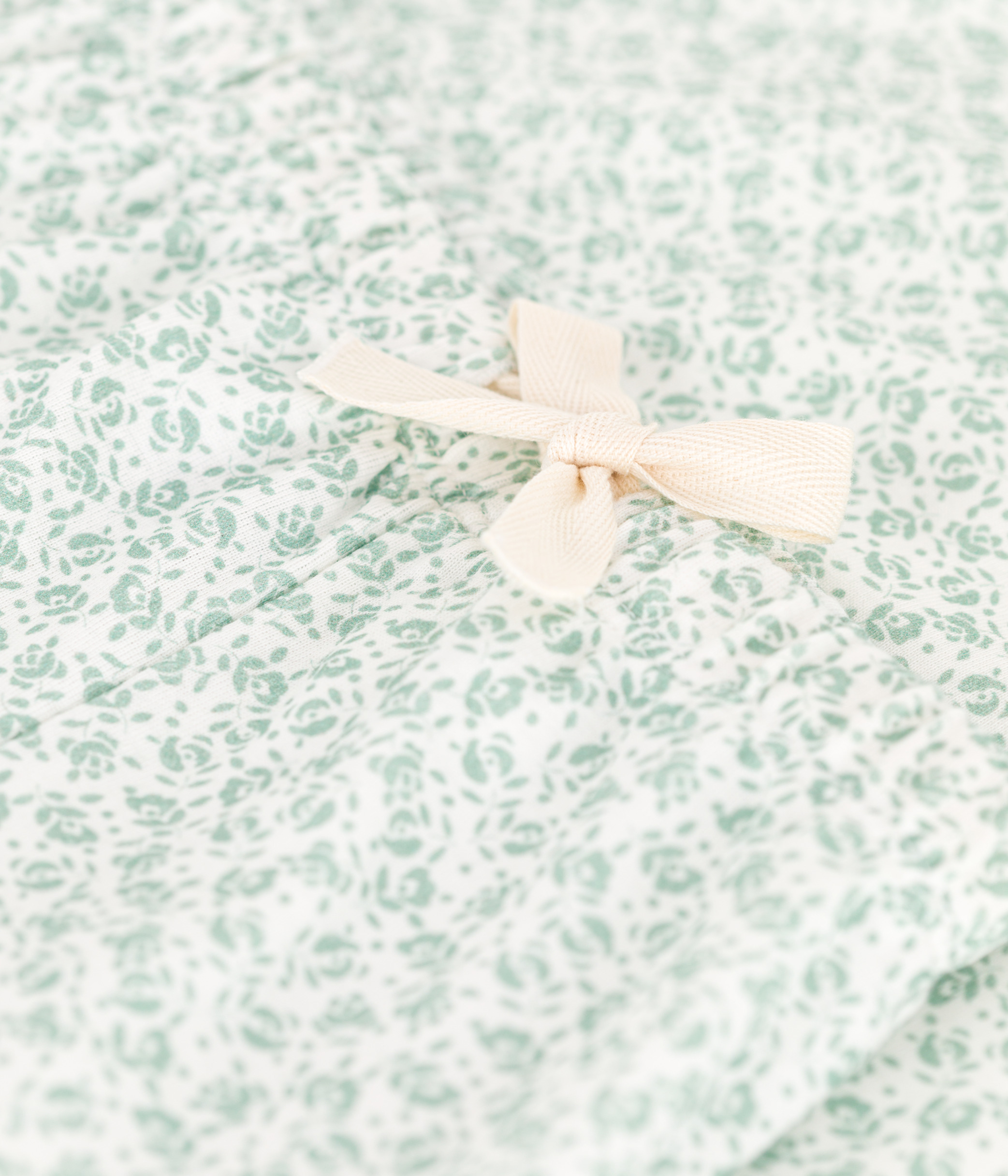 Women's short floral cotton pyjamas