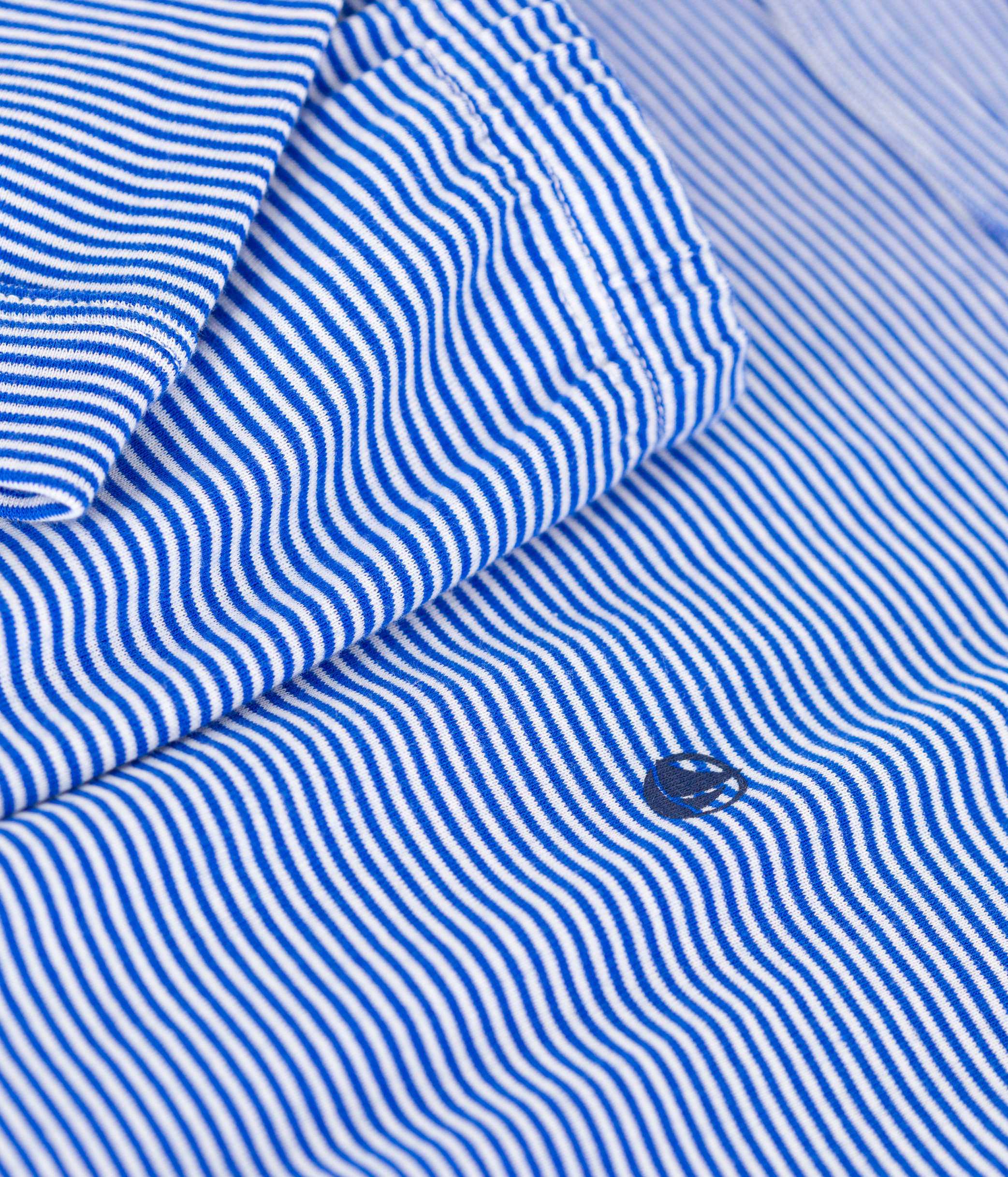 Children's stripy cotton pyjamas