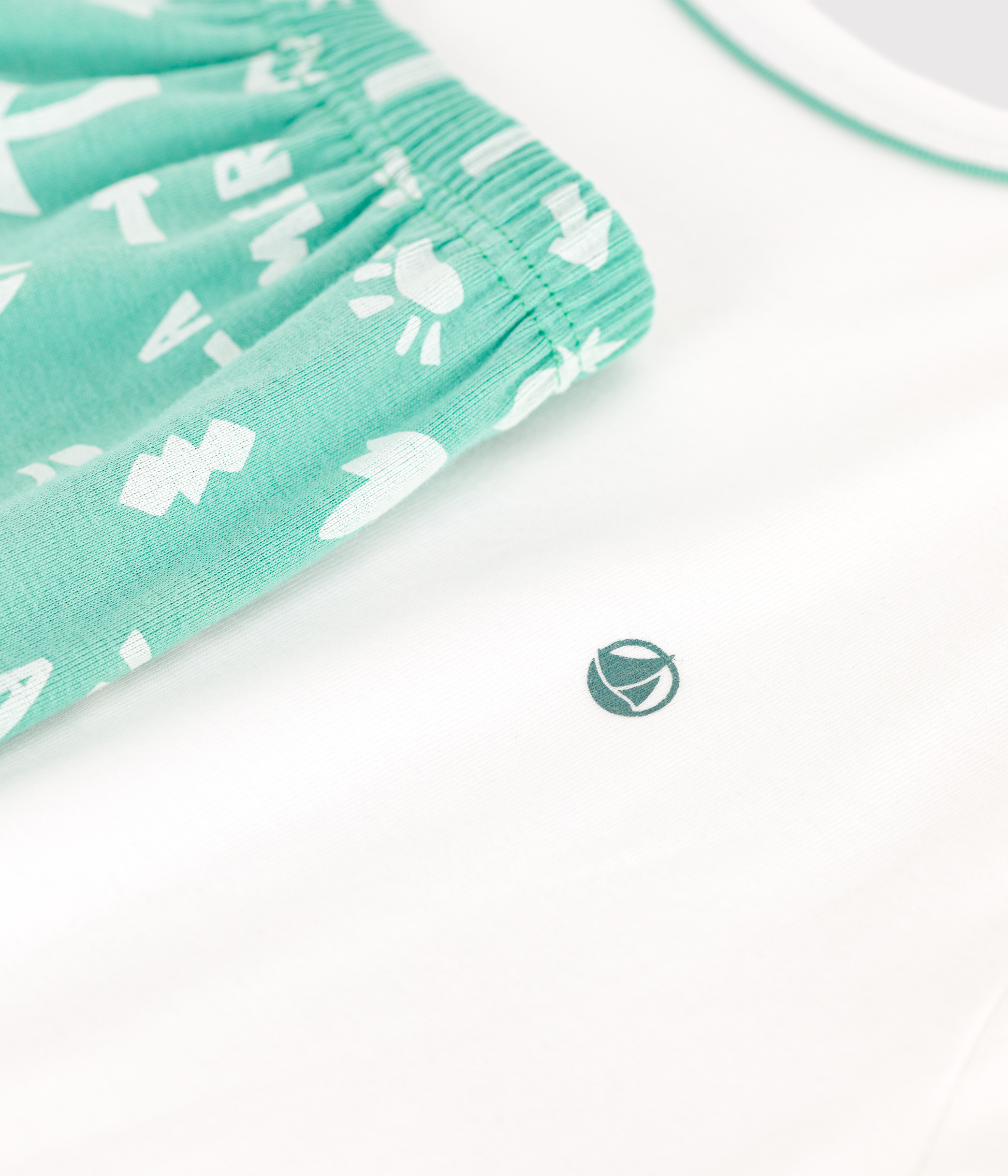 Children's short cotton pyjamas