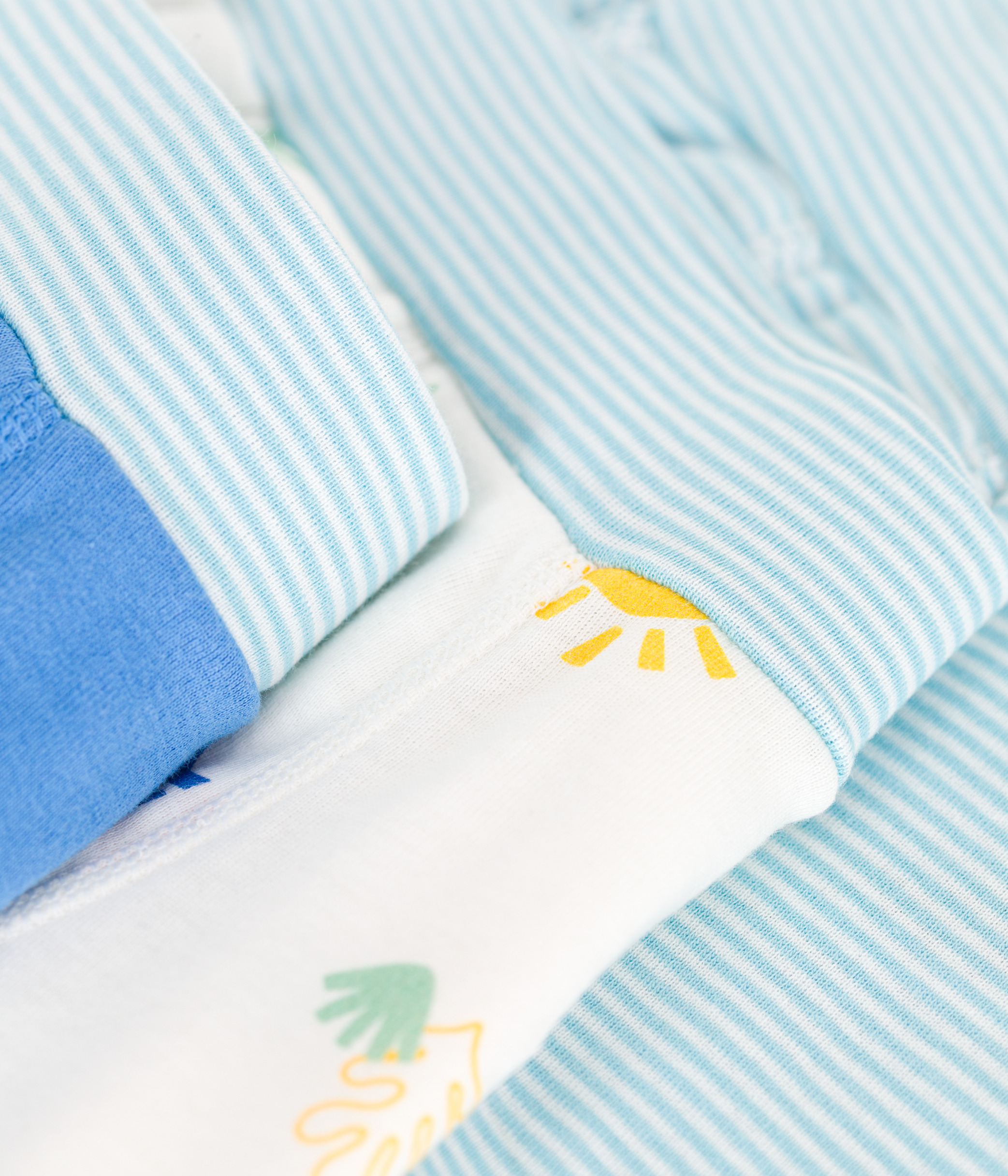 Children's printed cotton boxers with a covered waistband - 3-Pack