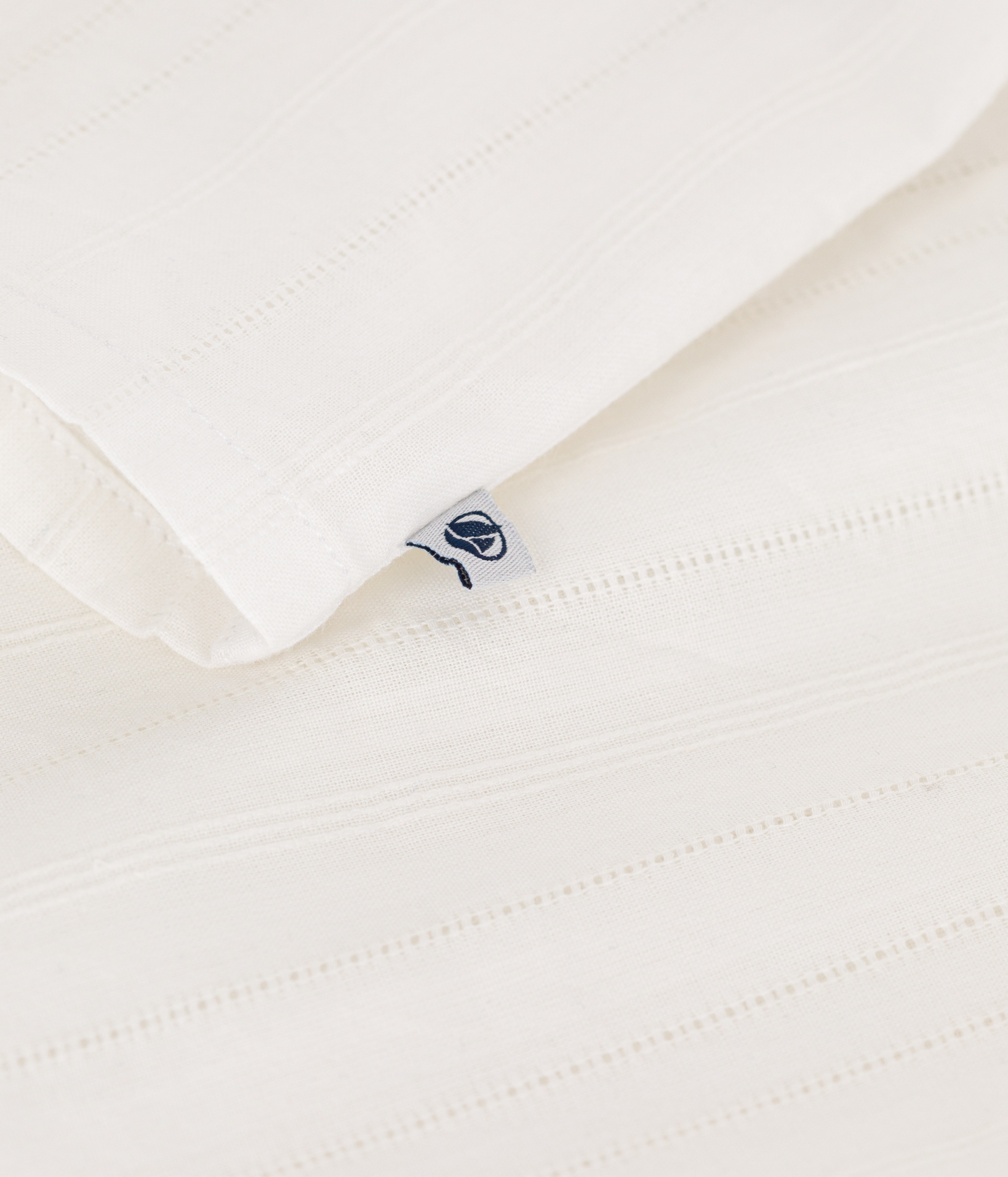 Child's plain short-sleeved cotton blouse