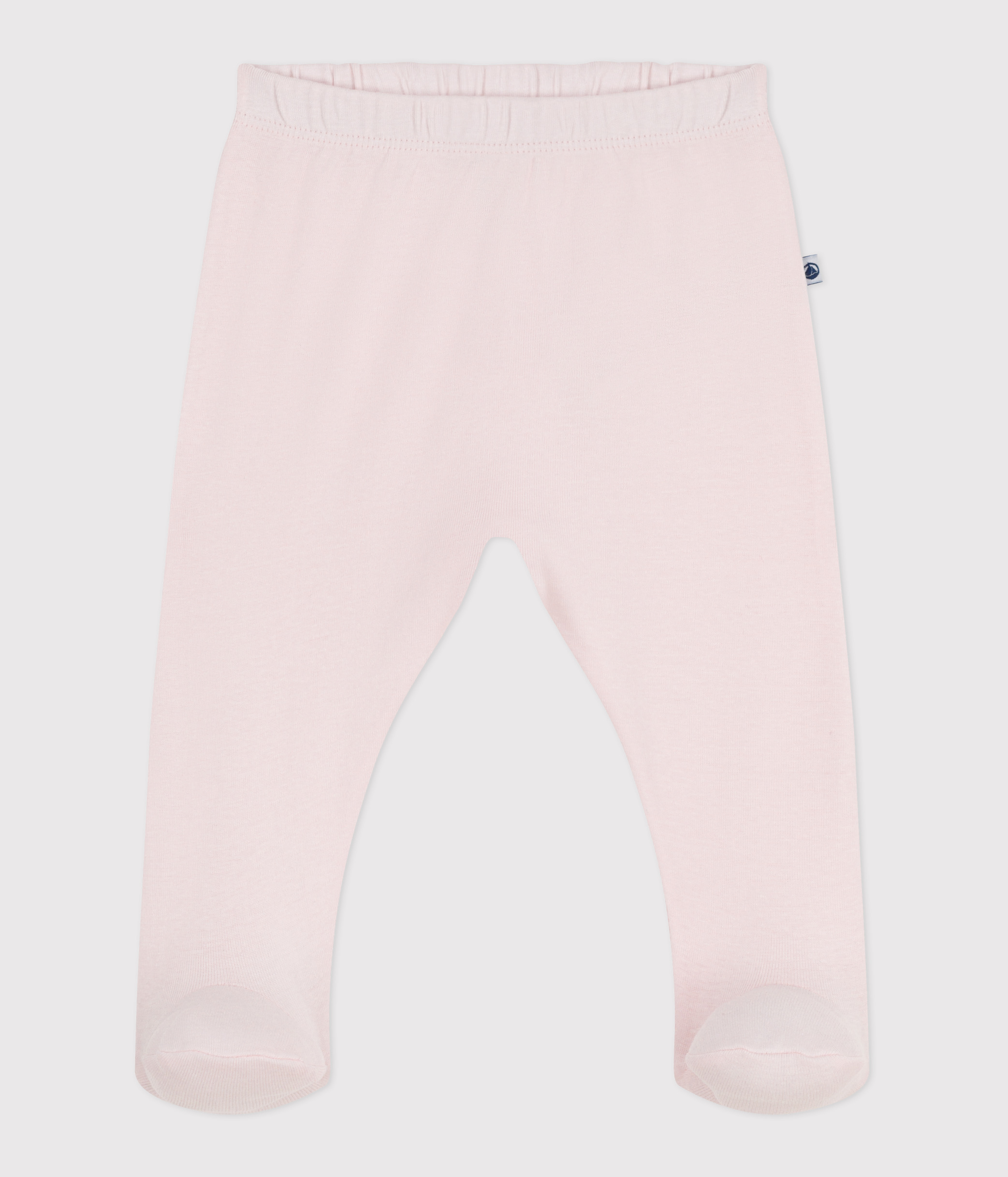 Newborn plain cotton footed pants