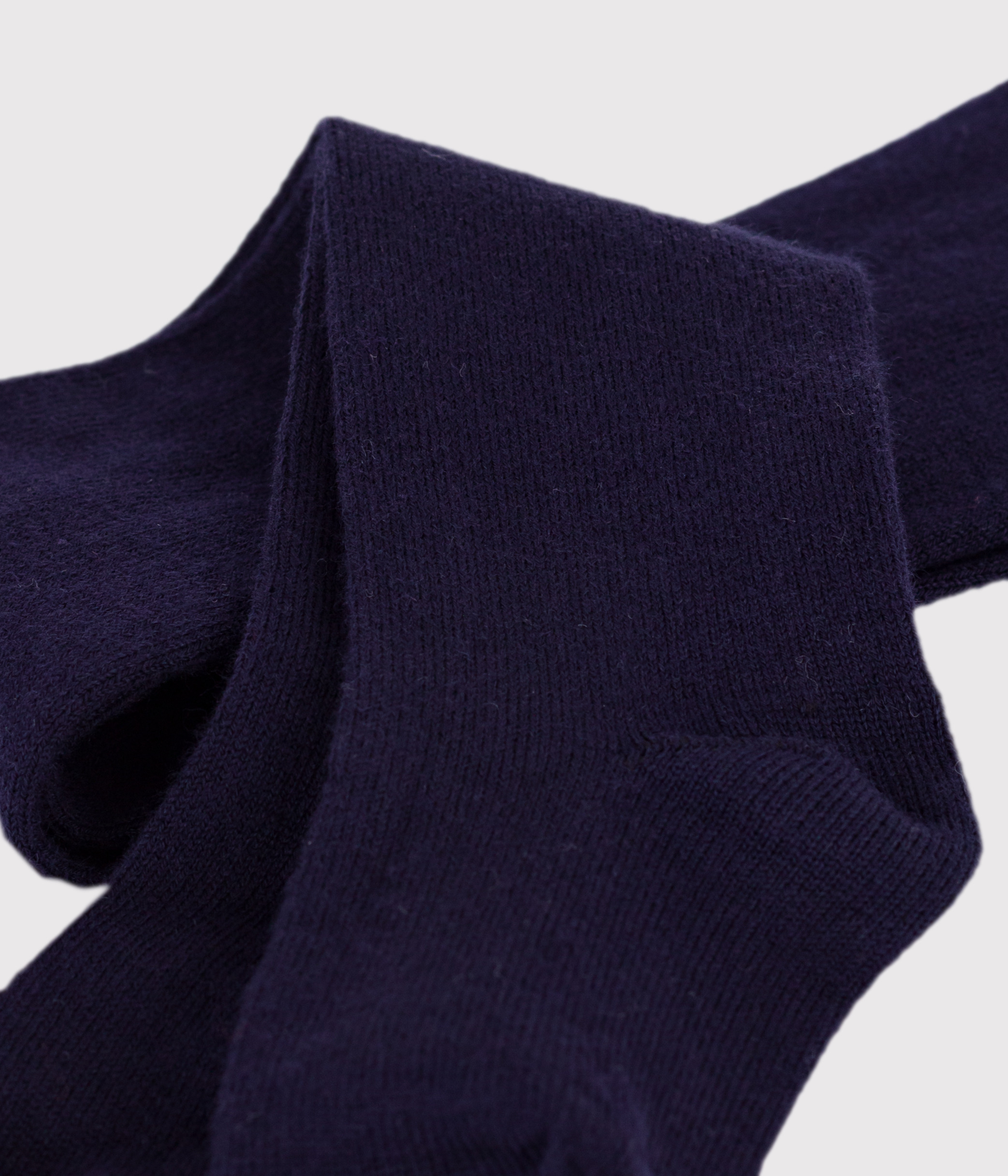 Babies' plain cotton jersey tights