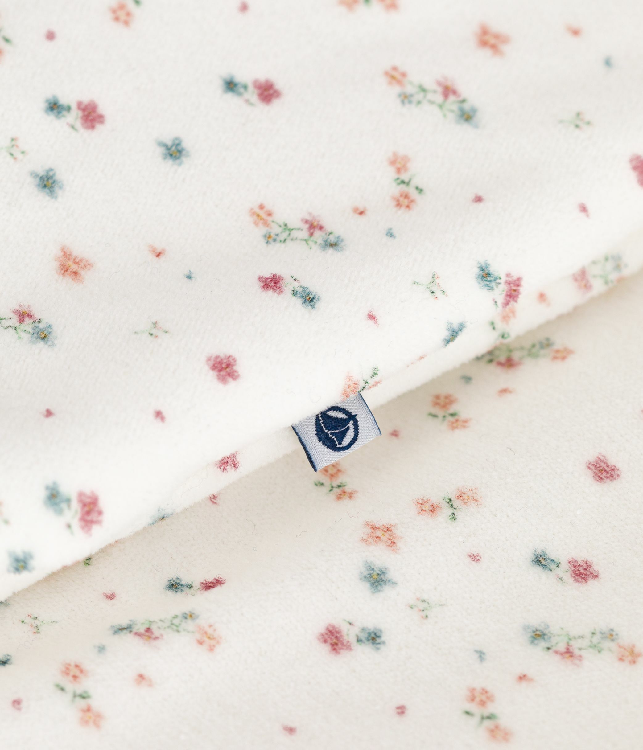 Babies' 3 TOG floral-print corduroy sleeping bag