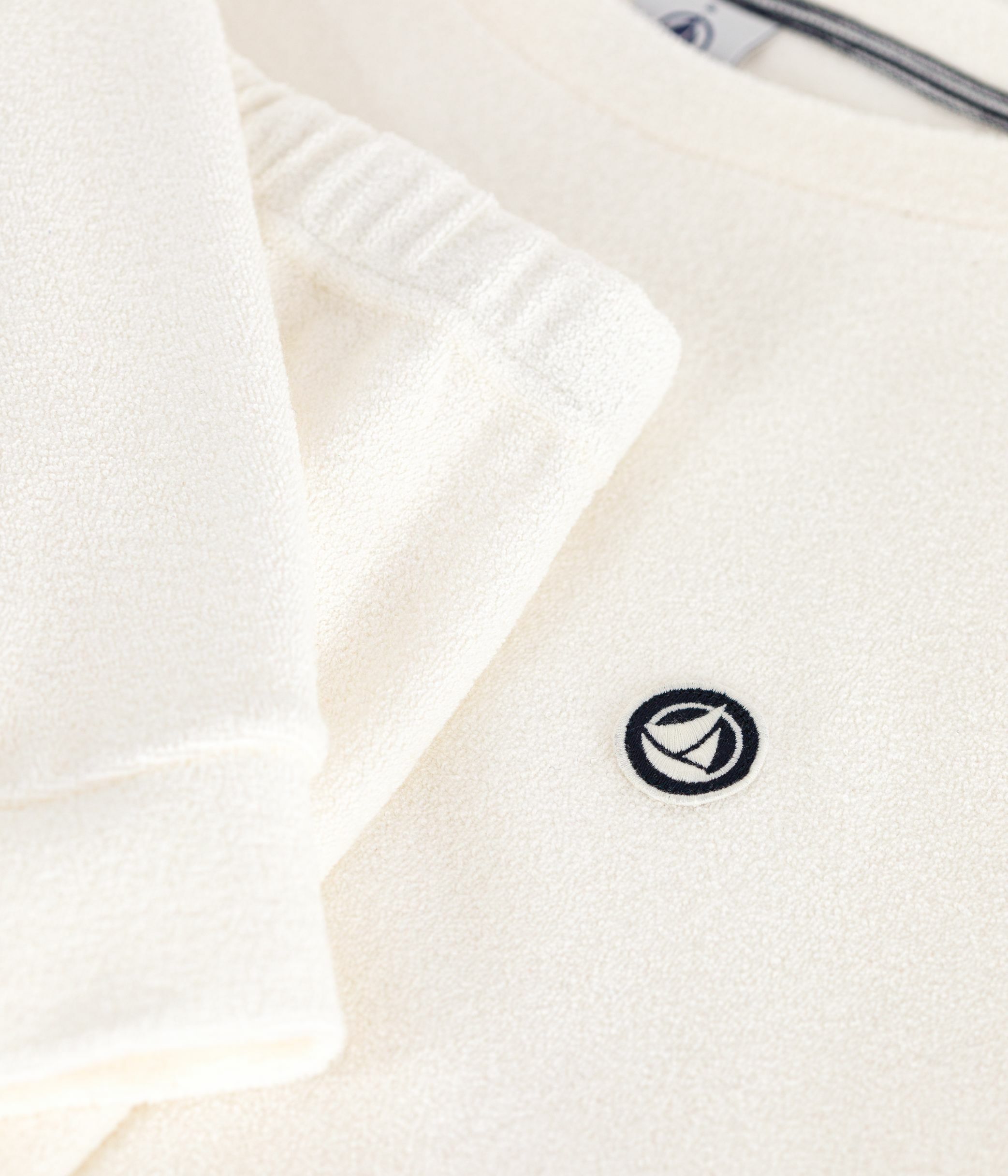 Women's plain cotton terry pyjamas